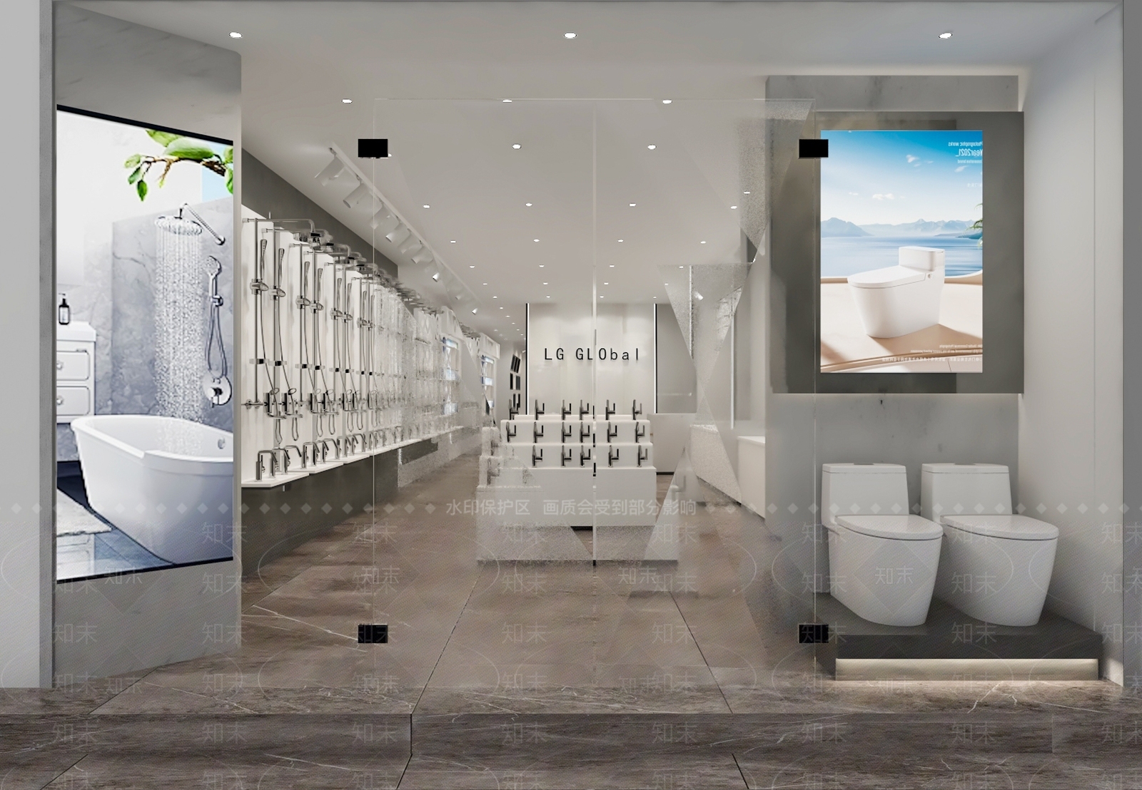 现代轻奢台湾卫浴3D模型下载【ID:1149497302】