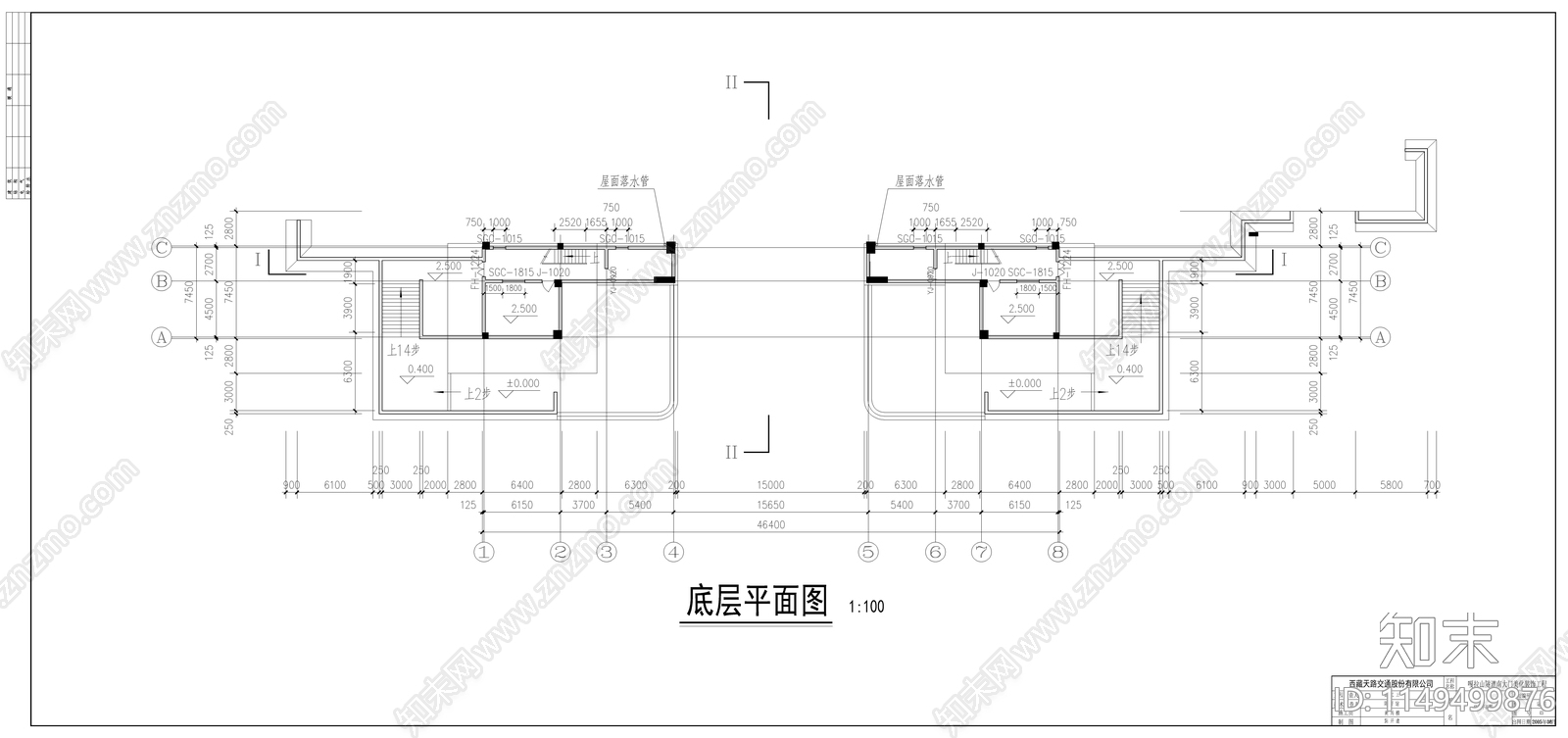 藏区嘎拉山南大门cad施工图下载【ID:1149499876】