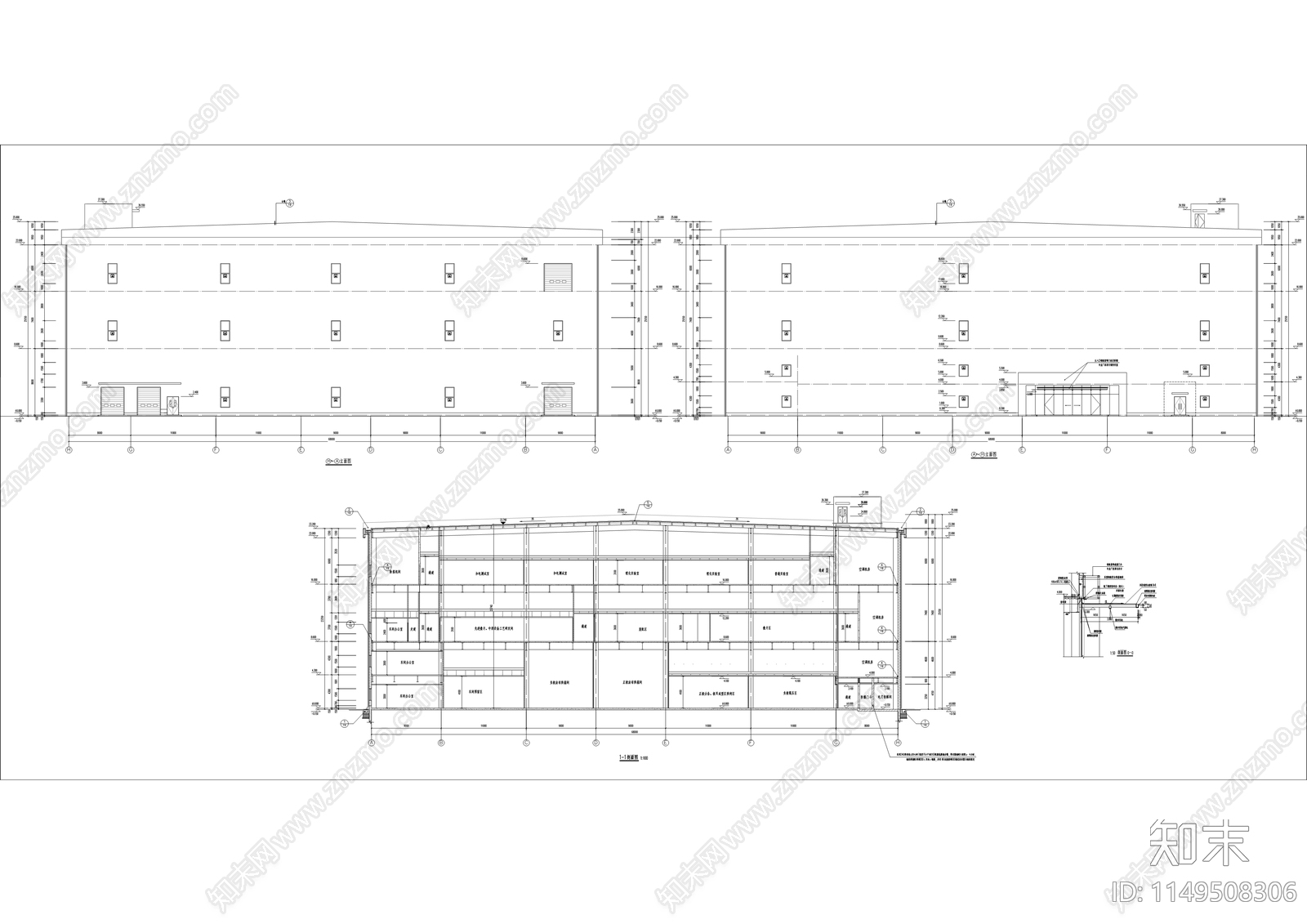 埃安新能源汽车有限公司cad施工图下载【ID:1149508306】