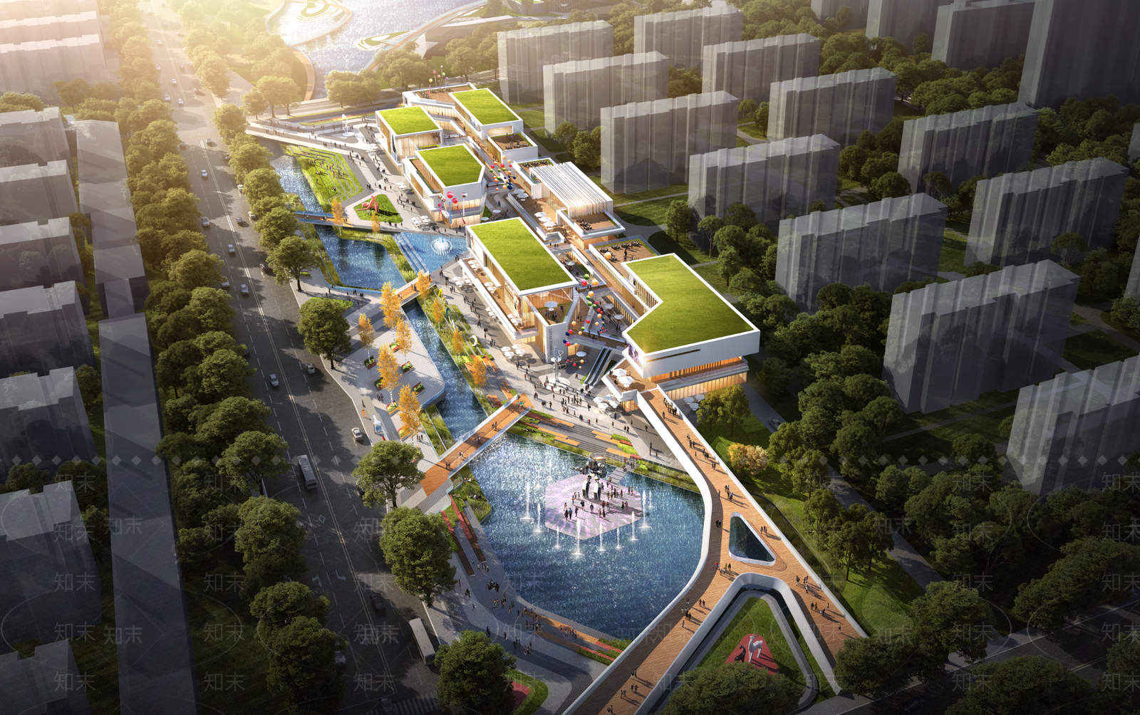 现代商业多层SU模型下载【ID:1149509529】