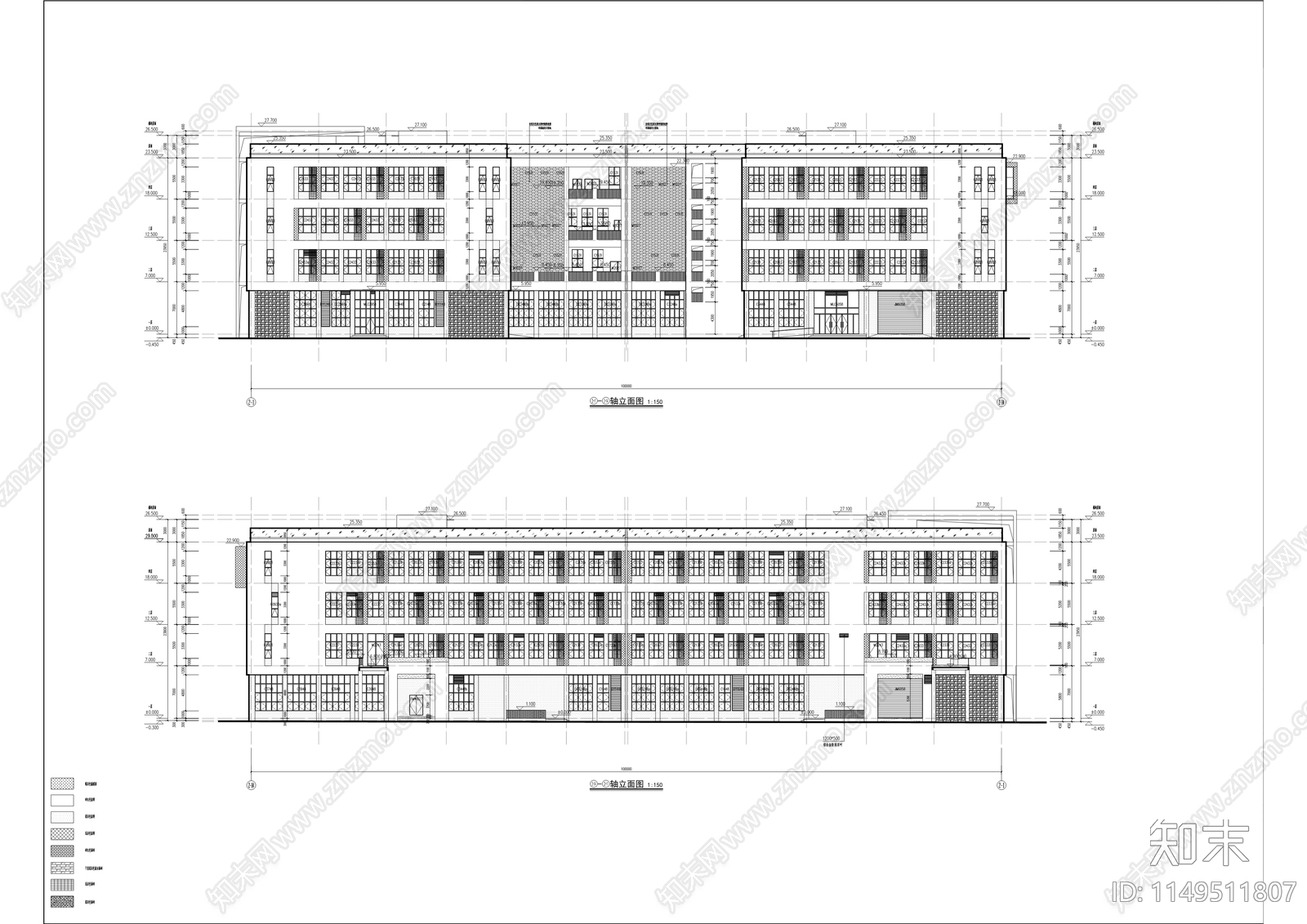 交通运输职业学校迁建工程cad施工图下载【ID:1149511807】