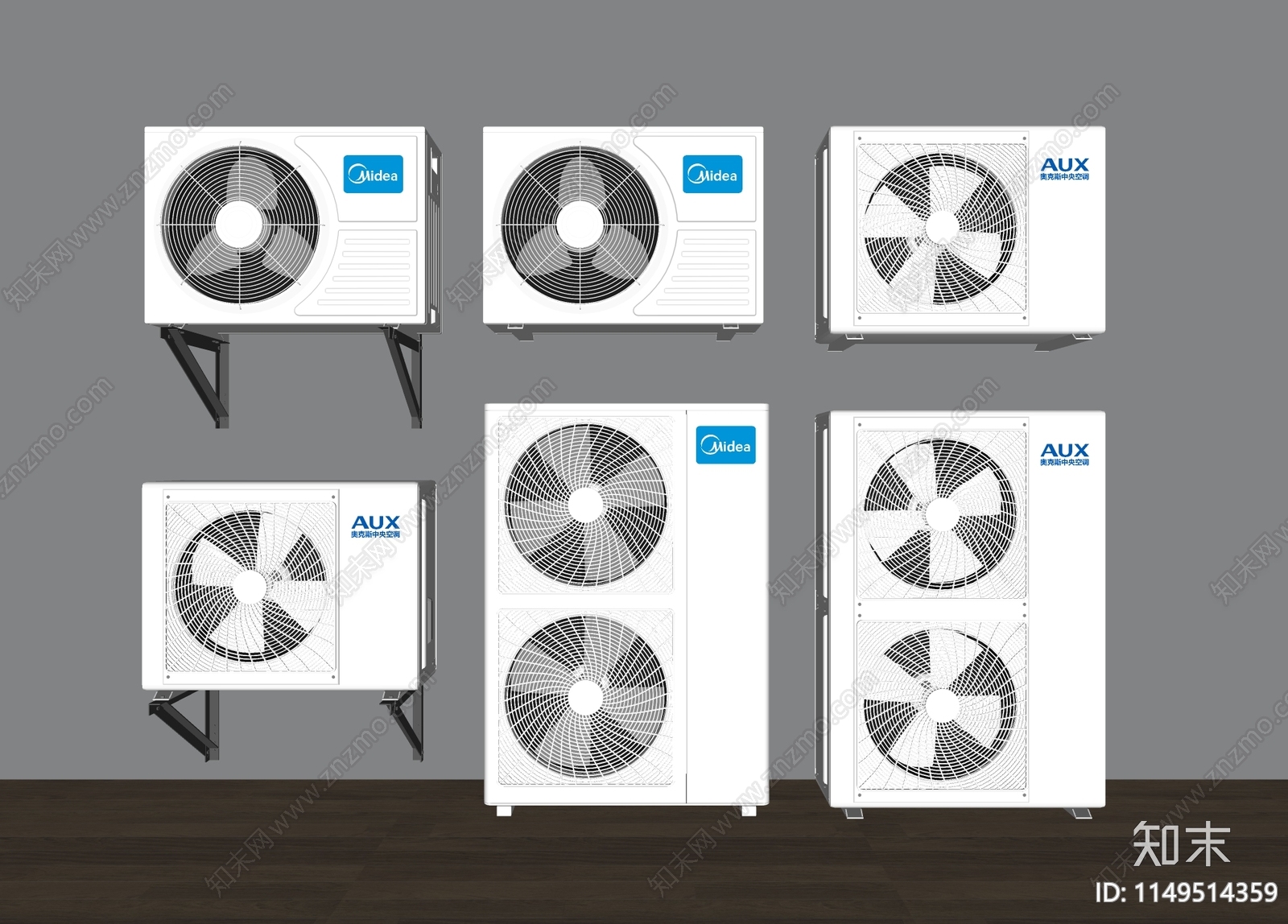 空调外机SU模型下载【ID:1149514359】