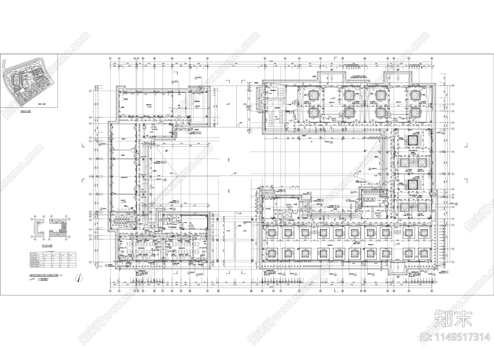 土地房产管理职业学校迁建工程cad施工图下载【ID:1149517314】