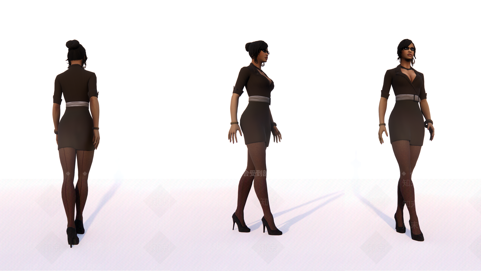 办公人物SU模型下载【ID:1149529009】