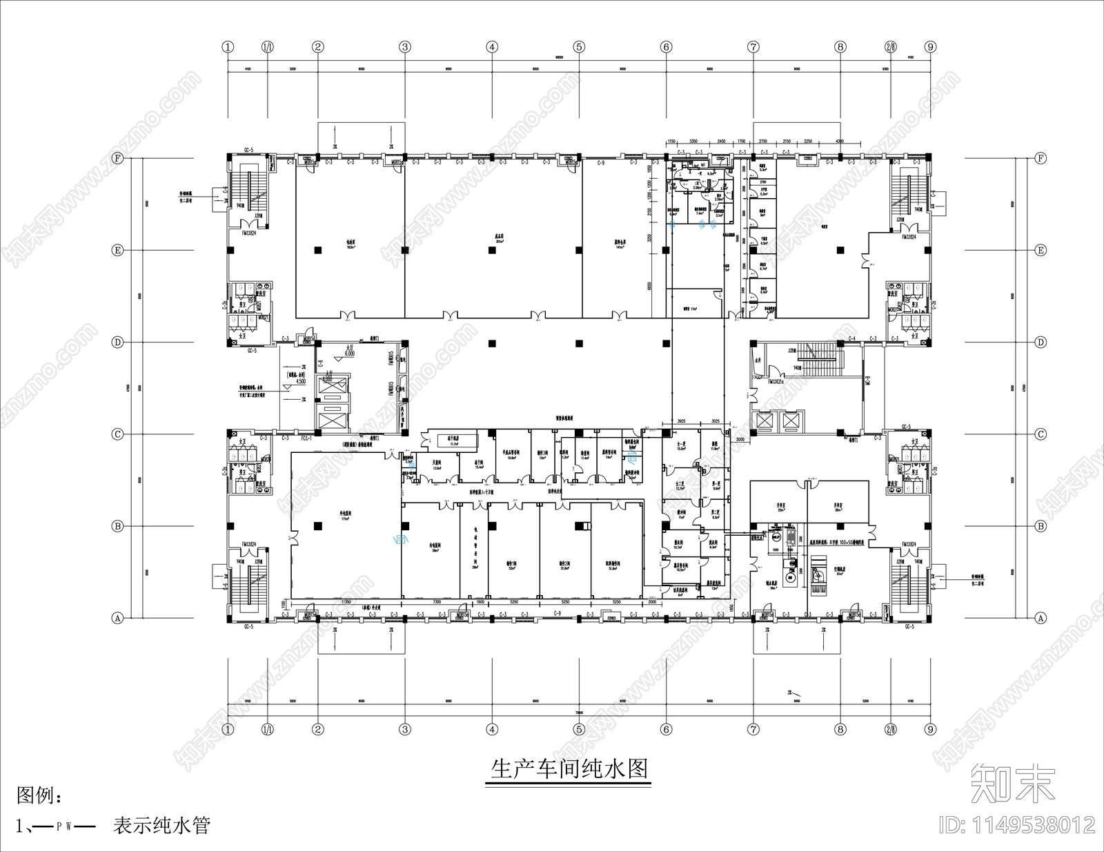 生产车间净化实验室施工图下载【ID:1149538012】