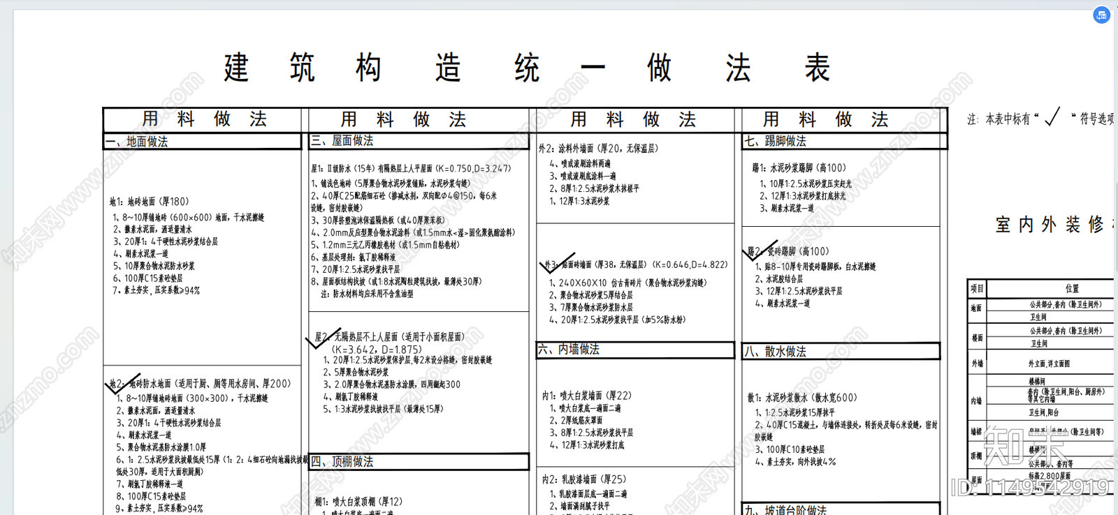 美丽乡村双人公厕详图cad施工图下载【ID:1149542919】