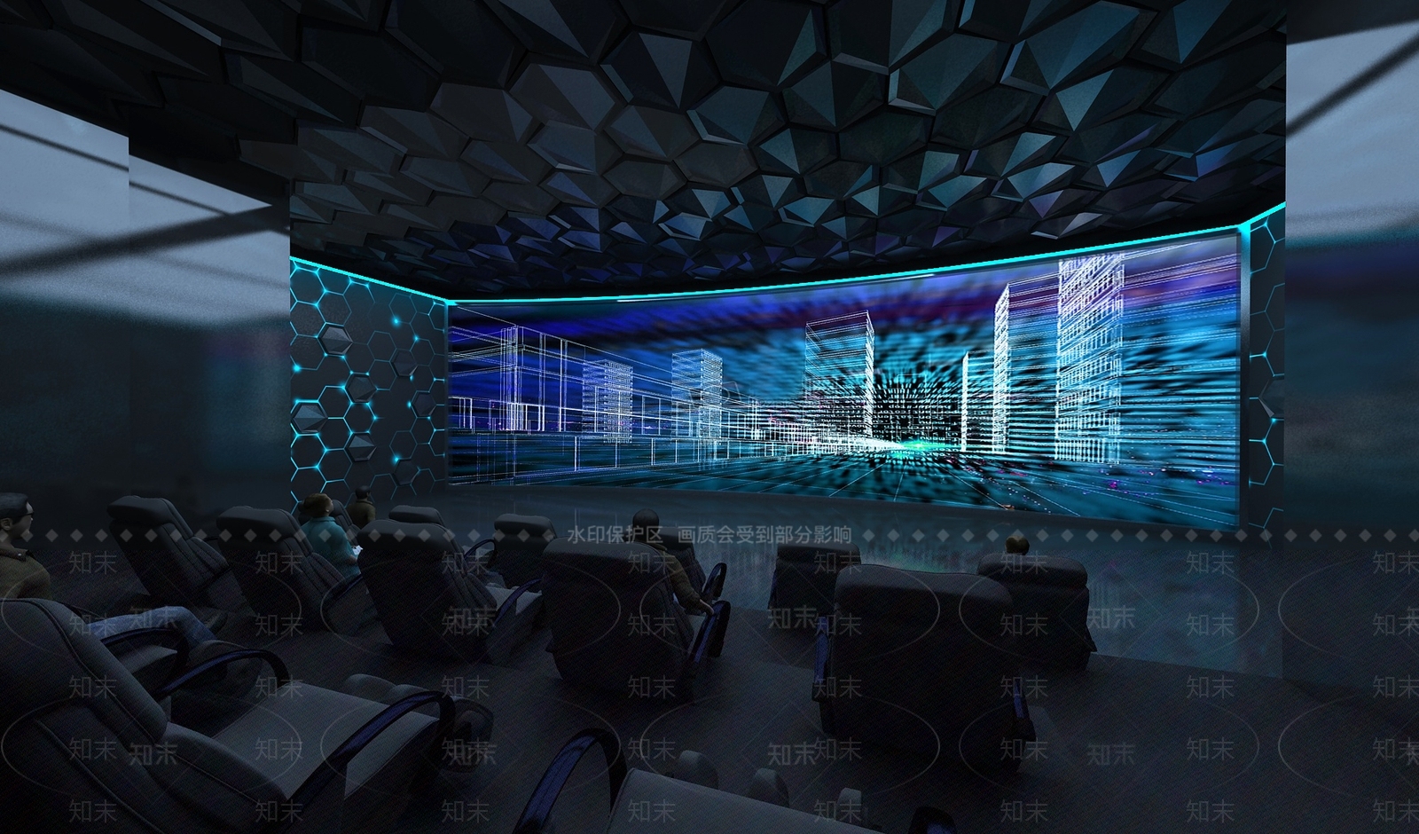 现代科技电影院3D模型下载【ID:1149566657】