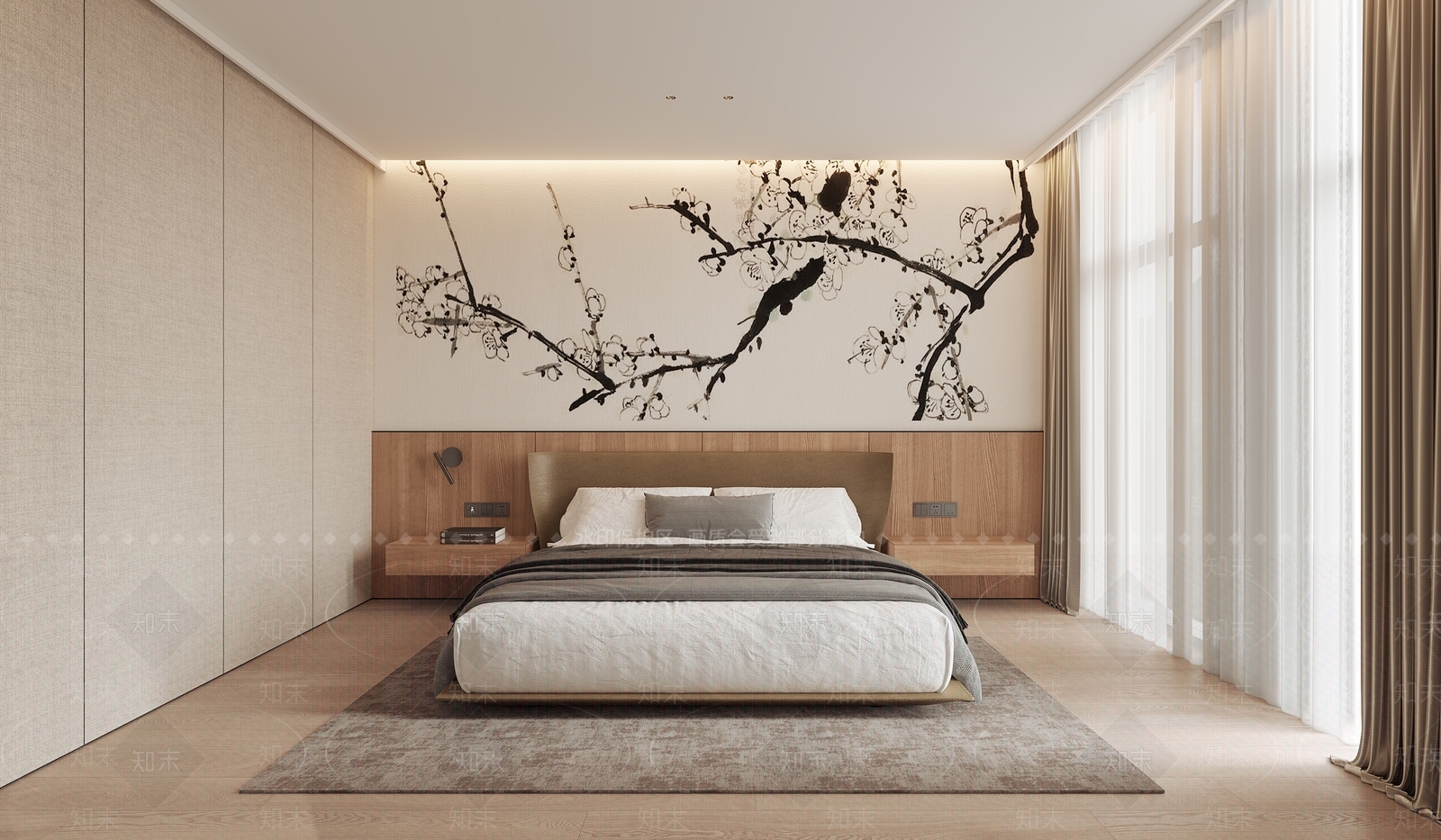 日式酒店主题套房3D模型下载【ID:1149572707】