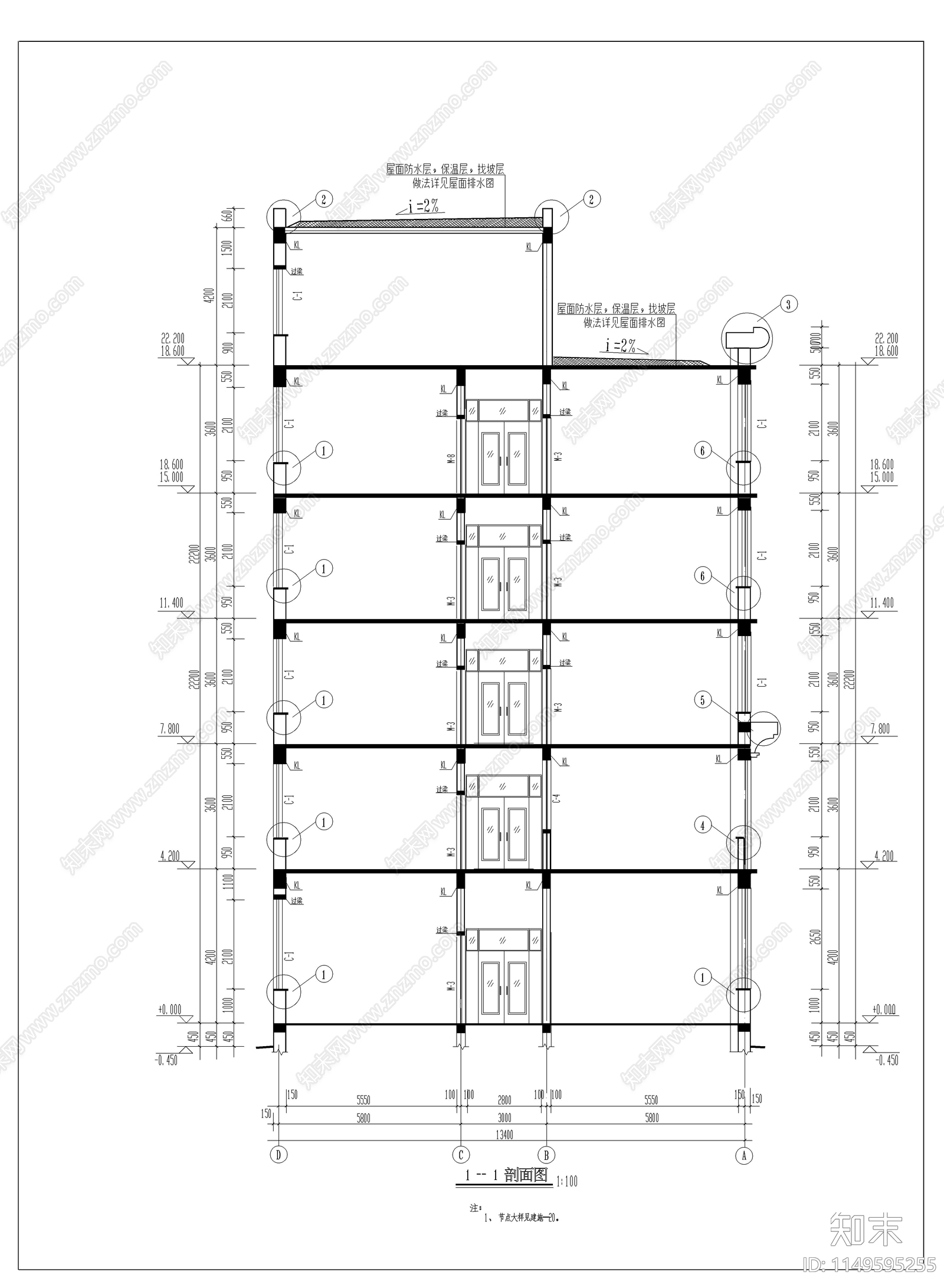 某医院急诊楼建筑cad施工图下载【ID:1149595255】