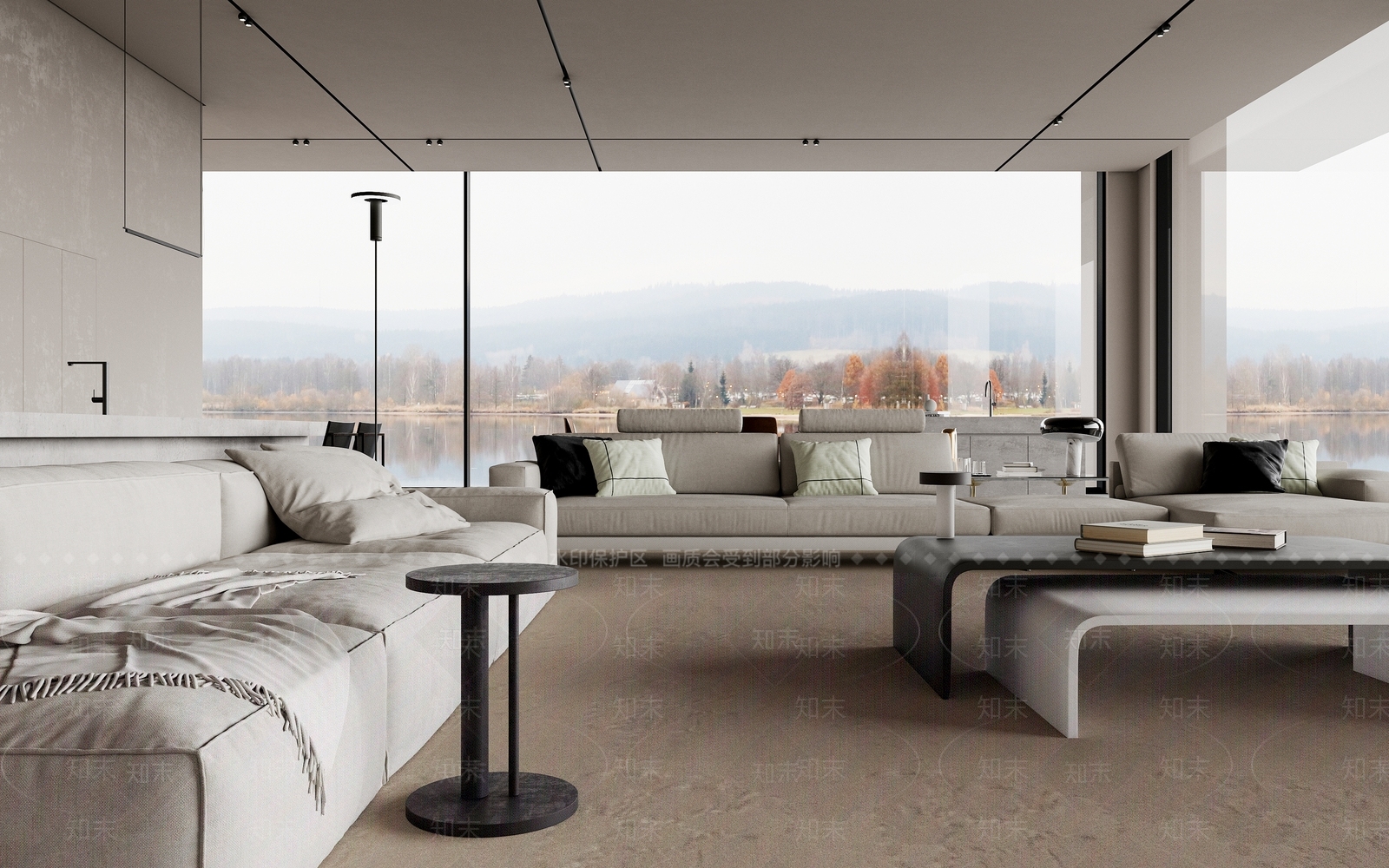 工业风客厅3D模型下载【ID:1149596010】