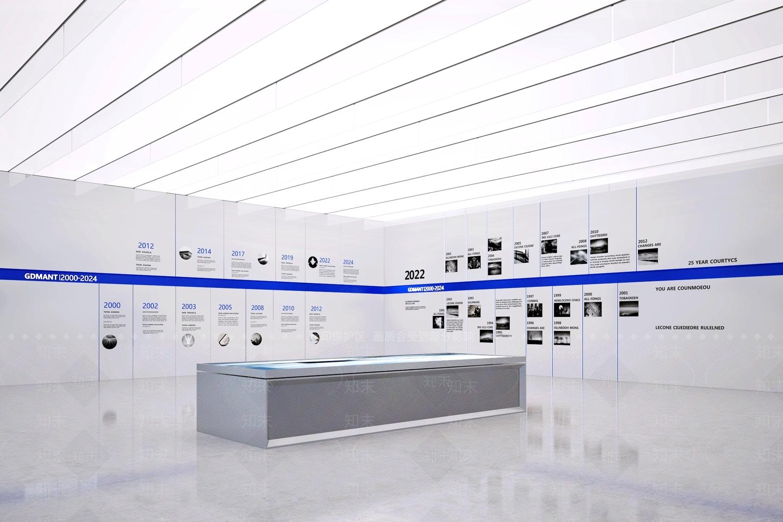现代企业展厅SU模型下载【ID:1149599000】