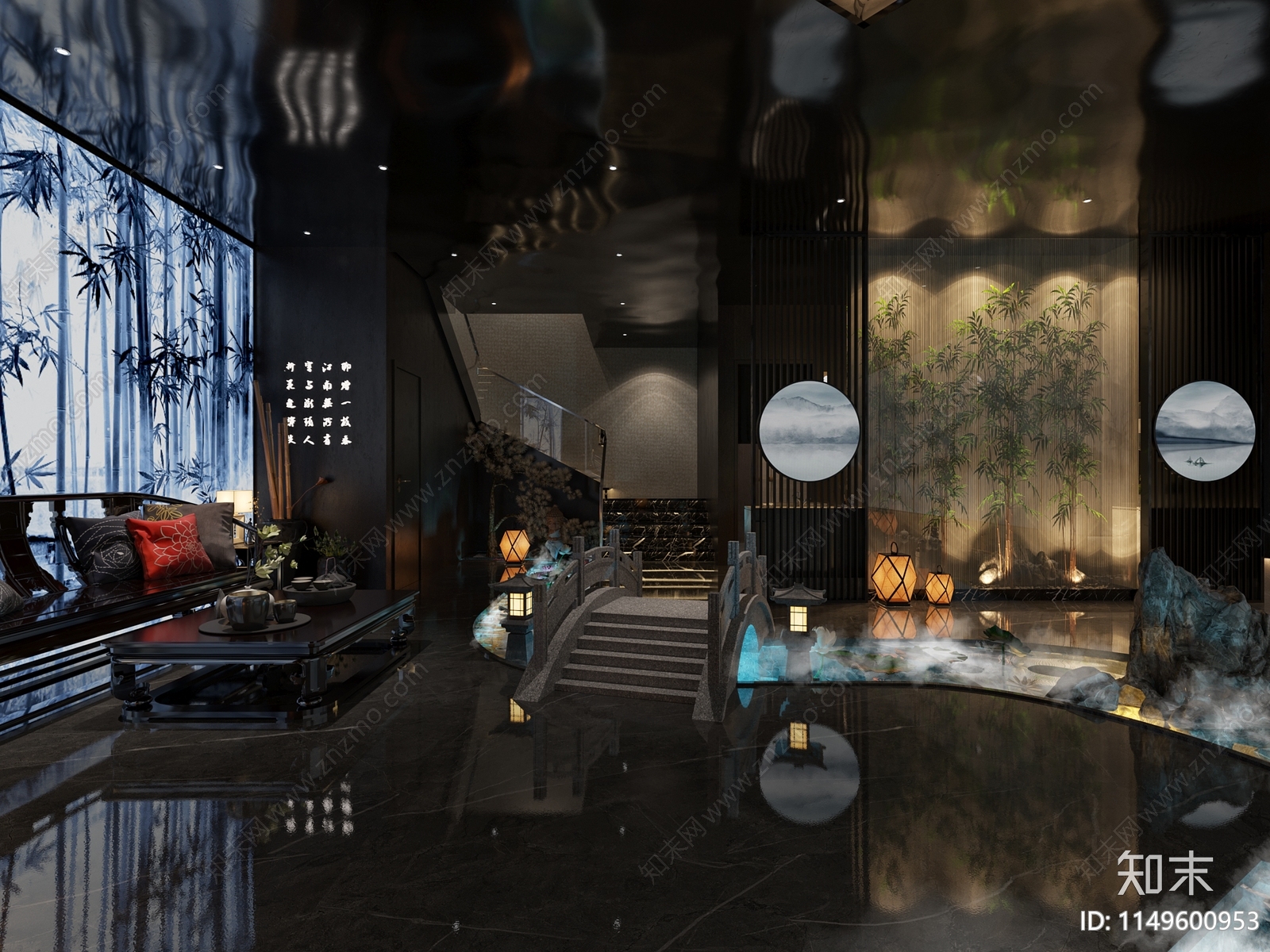 600平足浴项目室内cad施工图下载【ID:1149600953】