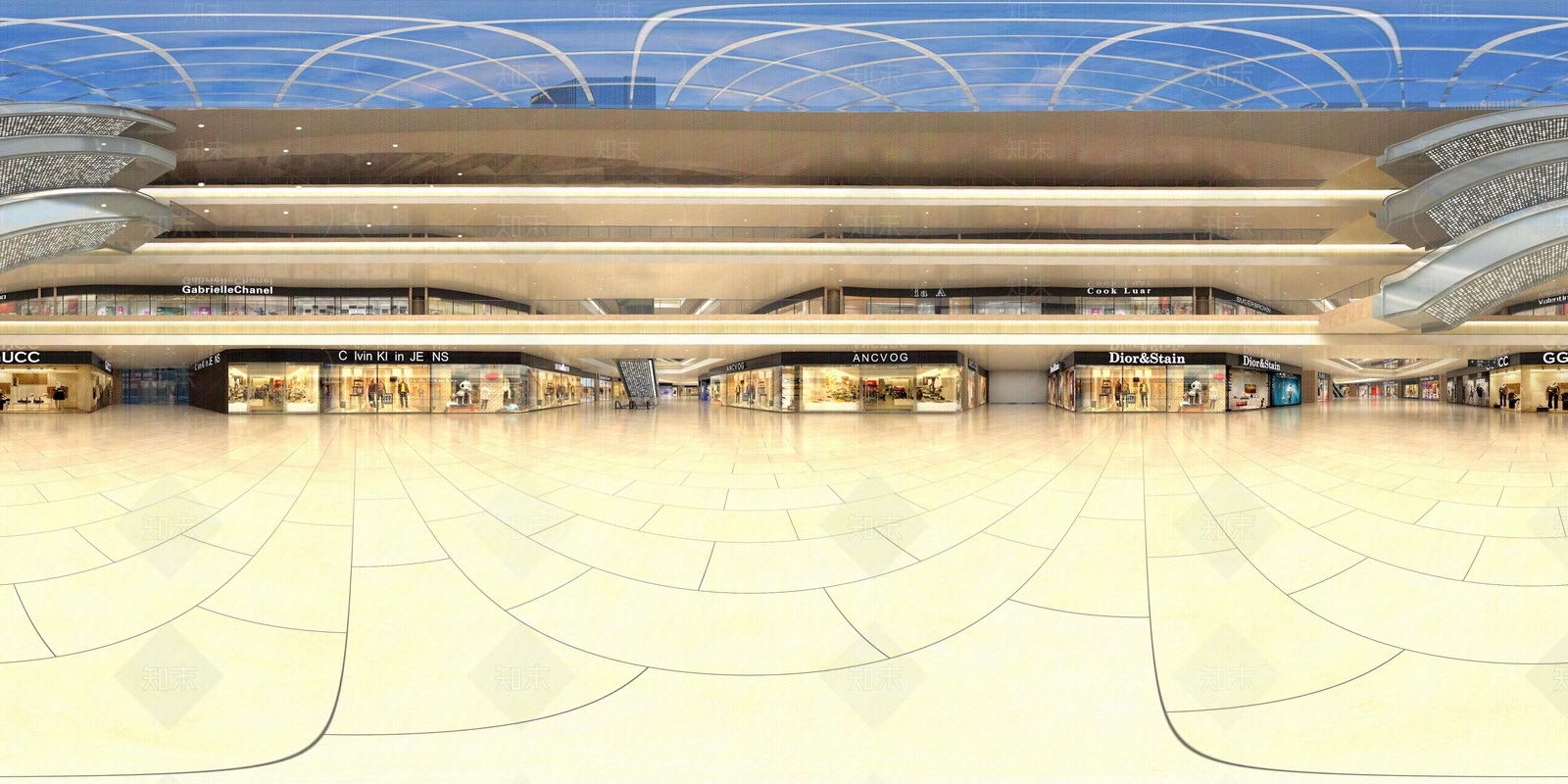 hdr室内商业综合体中庭贴图下载【ID:1149655549】