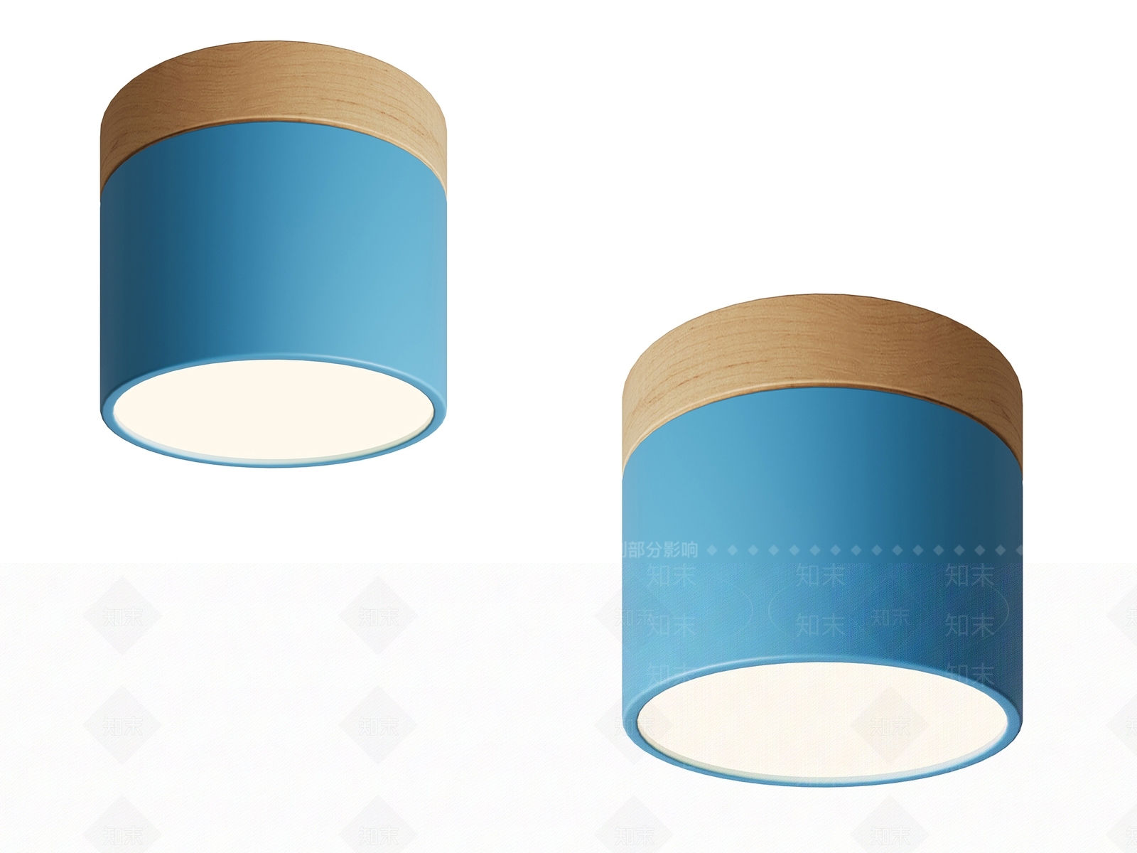 北欧简约筒灯射灯3D模型下载【ID:1149603504】