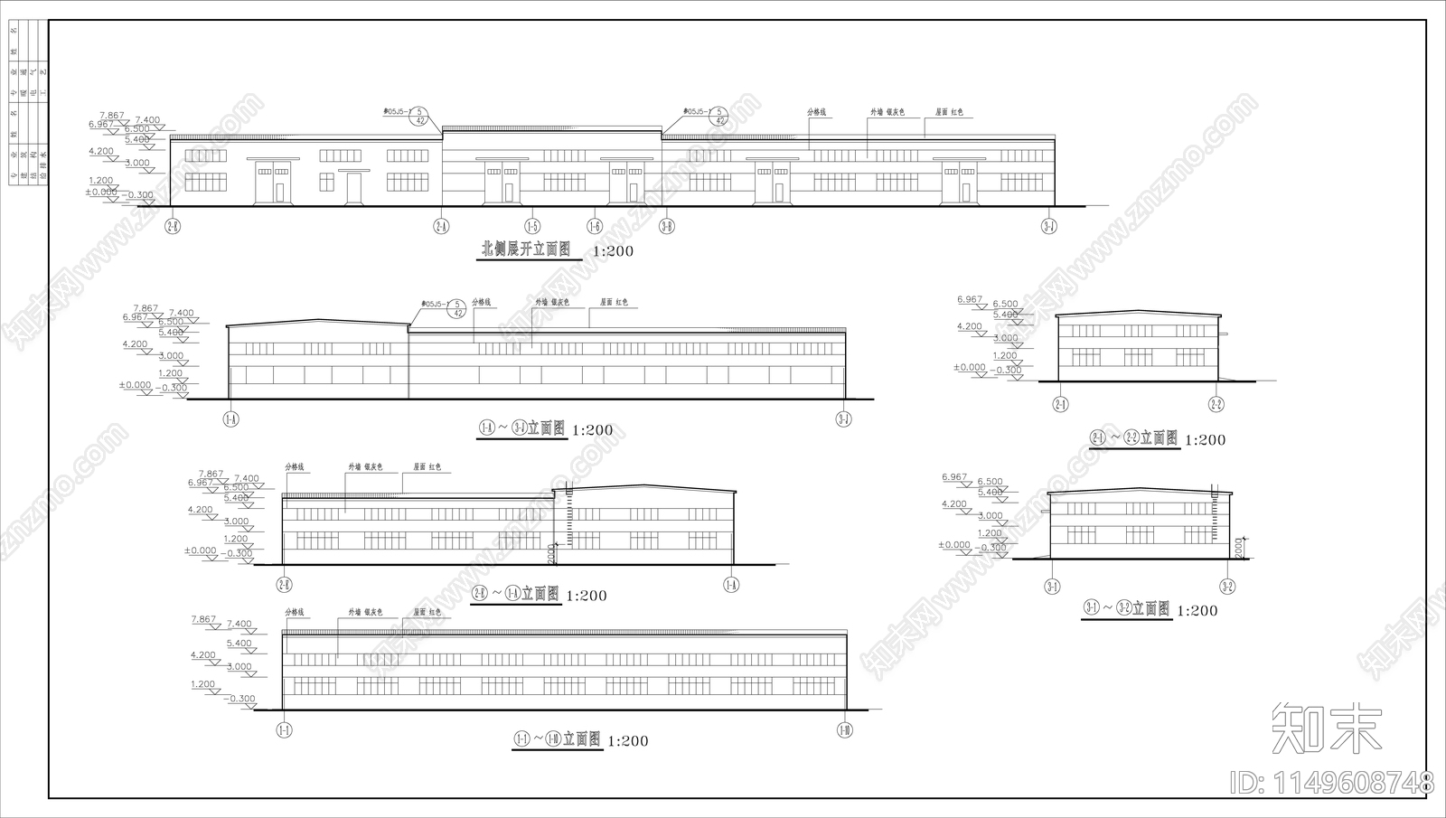 生产车间建筑cad施工图下载【ID:1149608748】