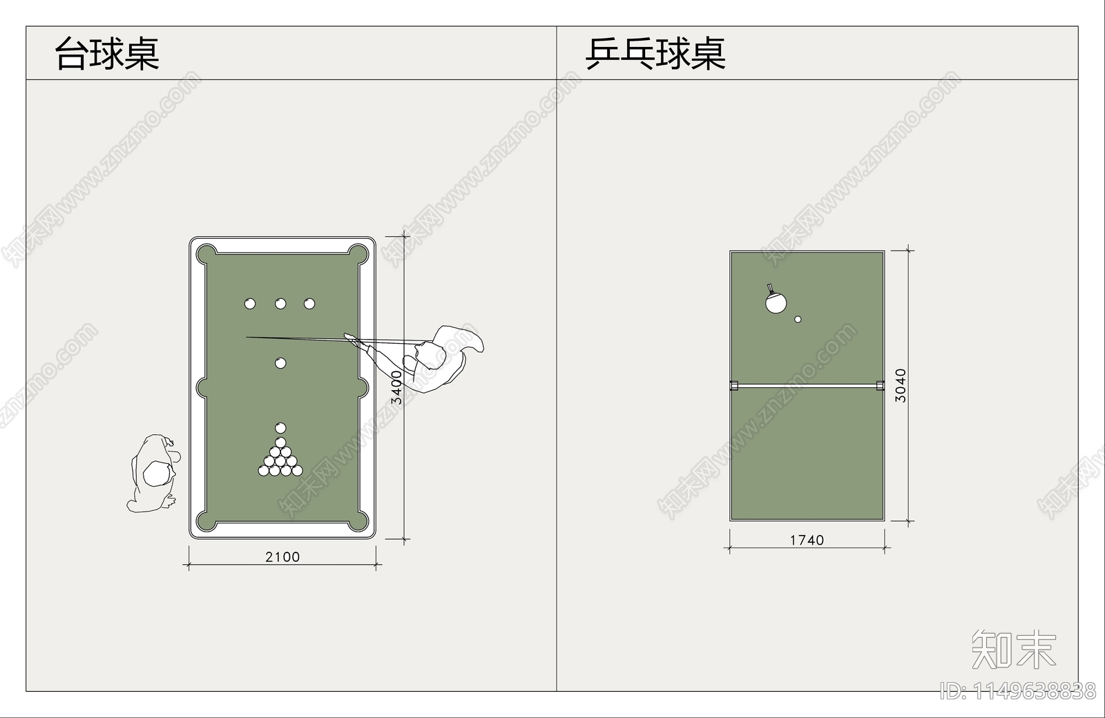 爆款健身娱乐器材图库施工图下载【ID:1149638838】