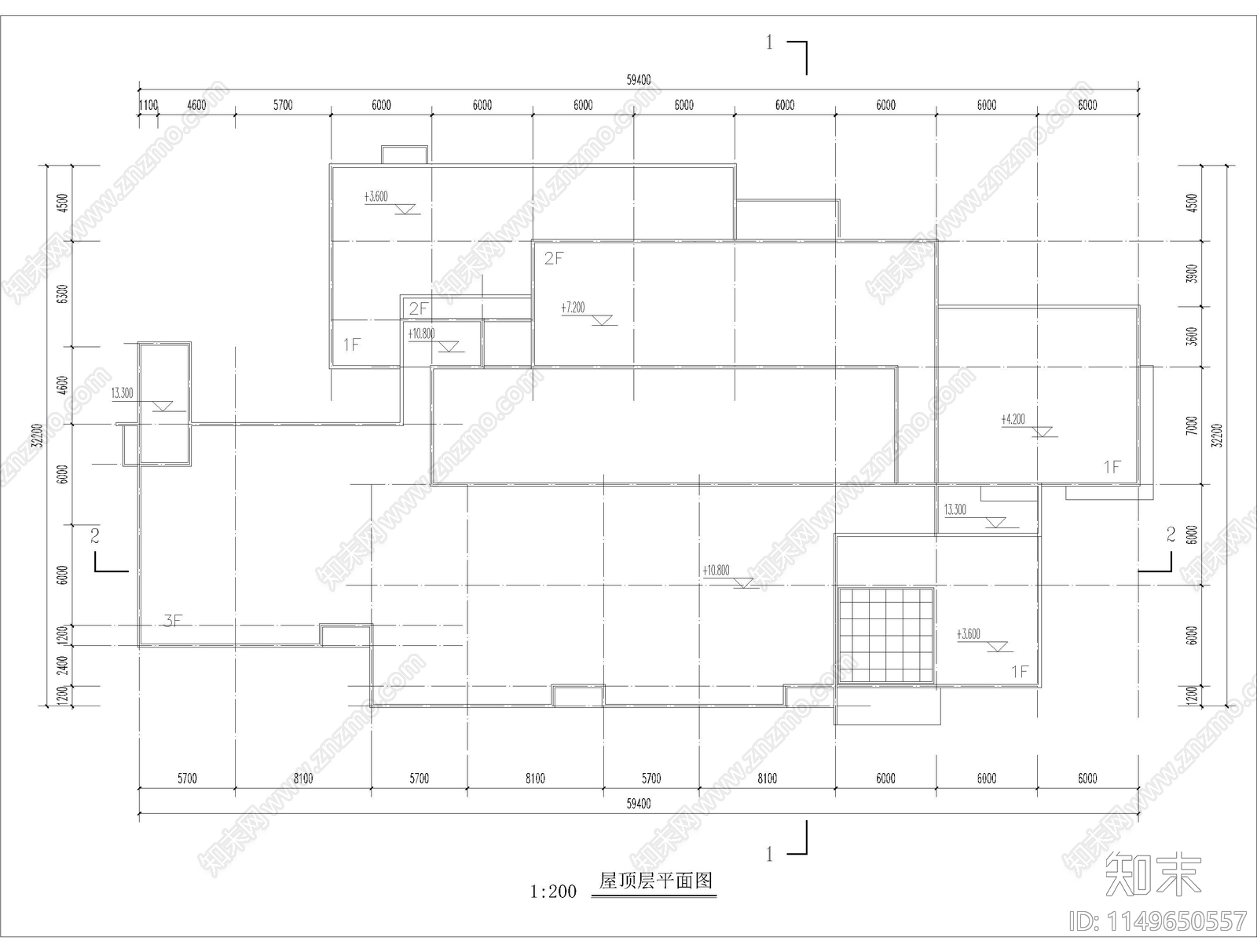 9班幼儿园建筑cad施工图下载【ID:1149650557】