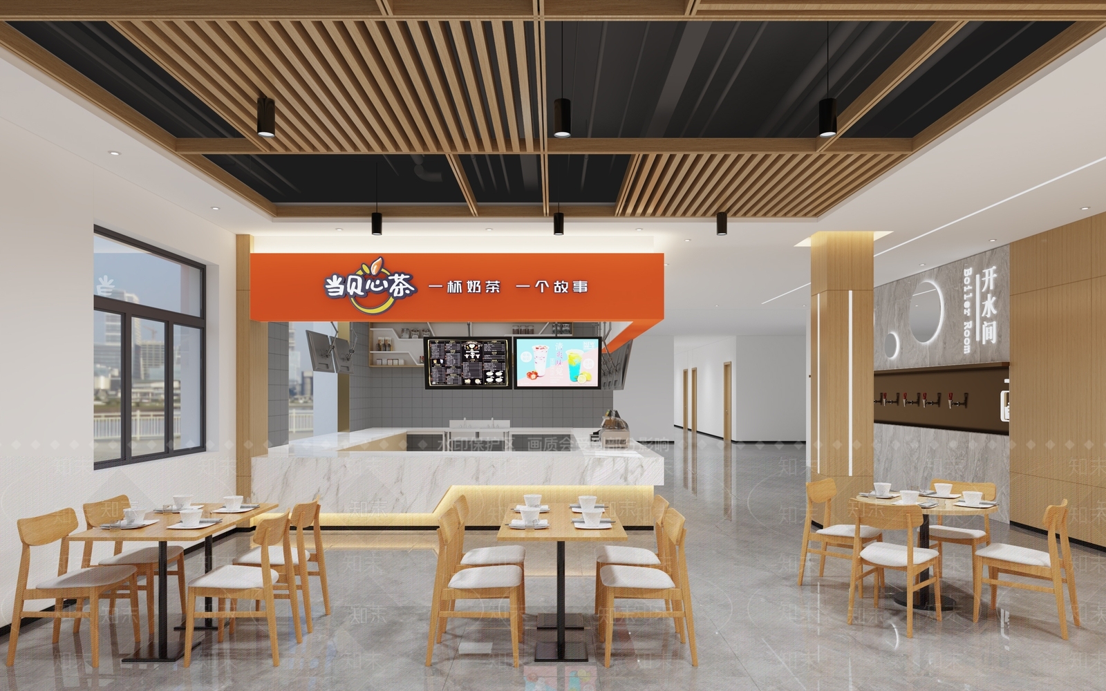 现代水果店3D模型下载【ID:1149651375】