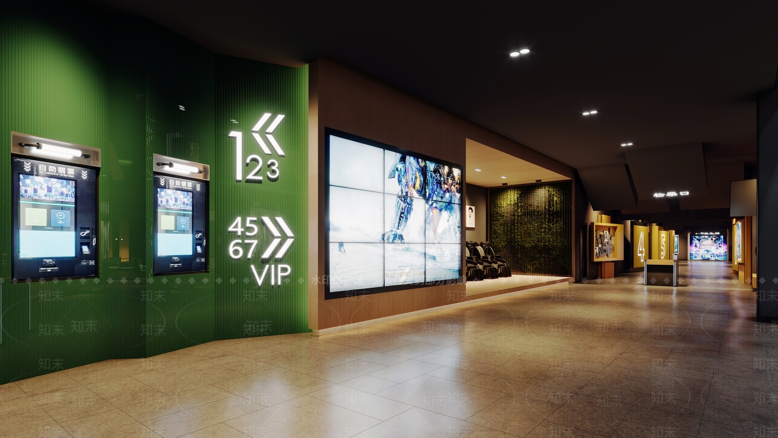 现代中影电影院3D模型下载【ID:1149667989】
