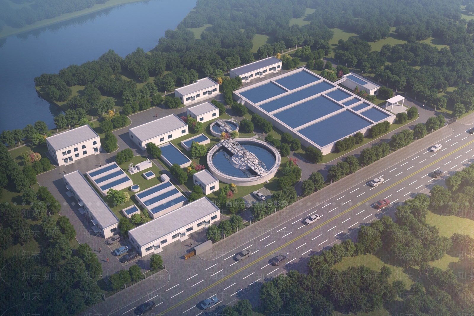 现代工业厂房3D模型下载【ID:1149675879】