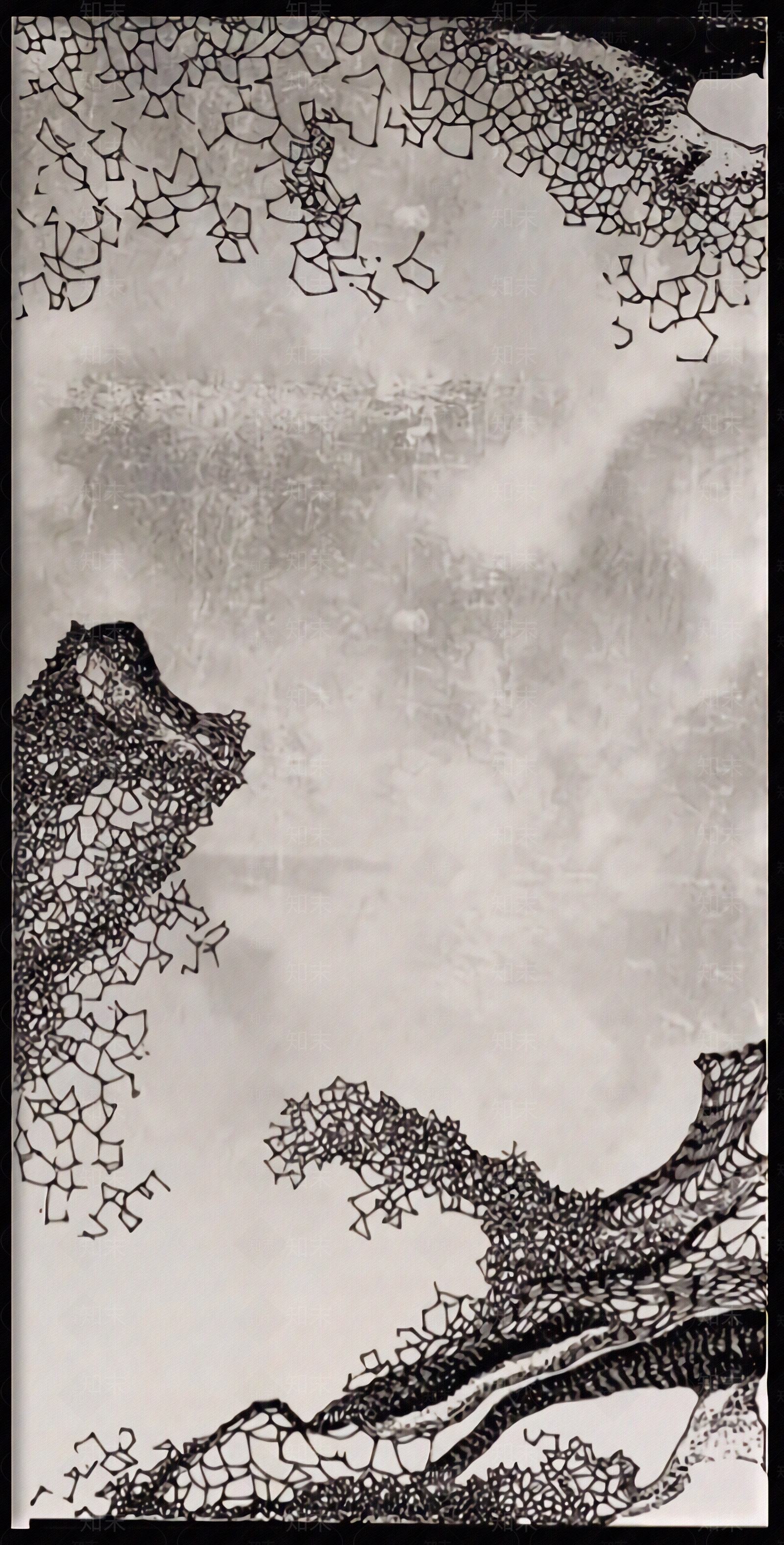 新中式铁艺装饰画贴图下载【ID:1149678604】