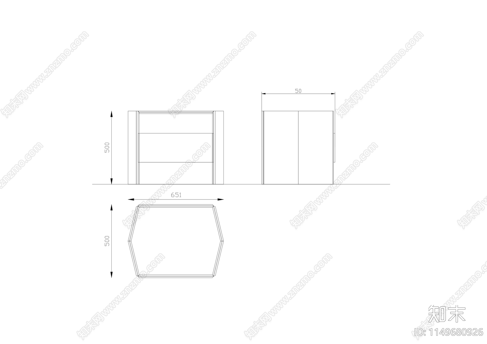 橱柜图库cad施工图下载【ID:1149680926】