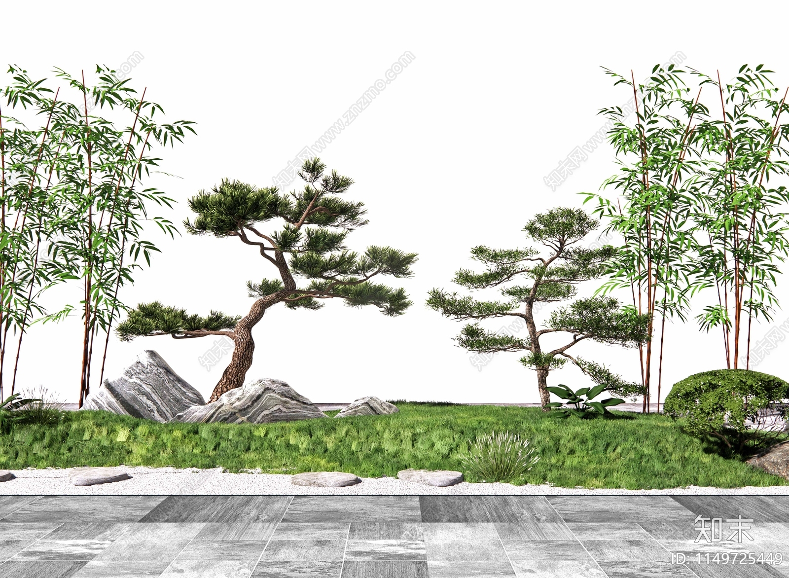 造型松3D模型下载【ID:1149725449】