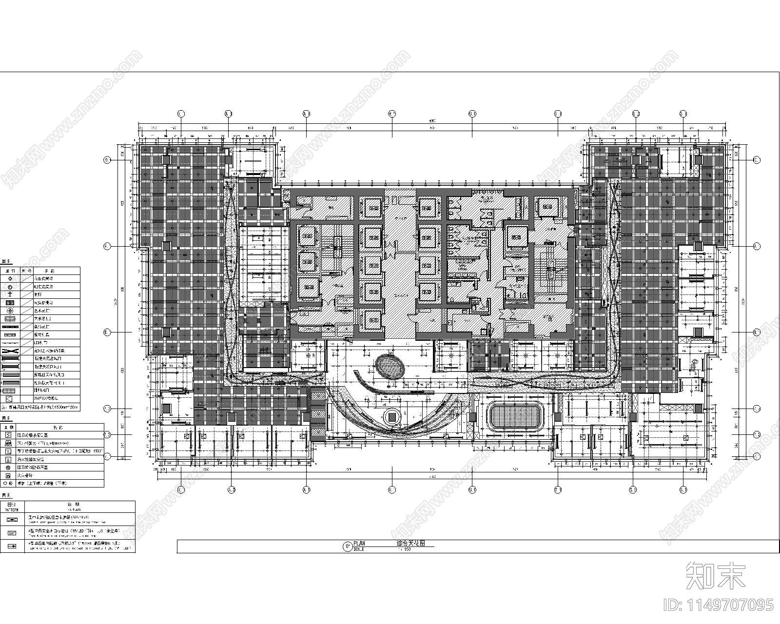 上海辉凌医药办公室室内cad施工图下载【ID:1149707095】