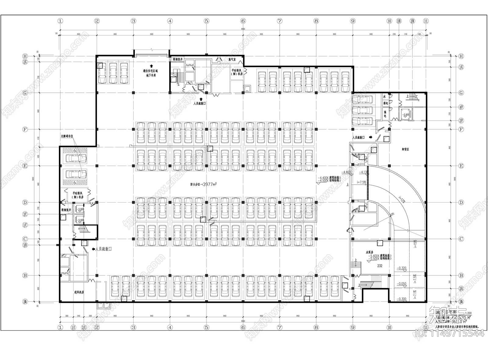 良渚小型商业综合体建筑cad施工图下载【ID:1149715544】