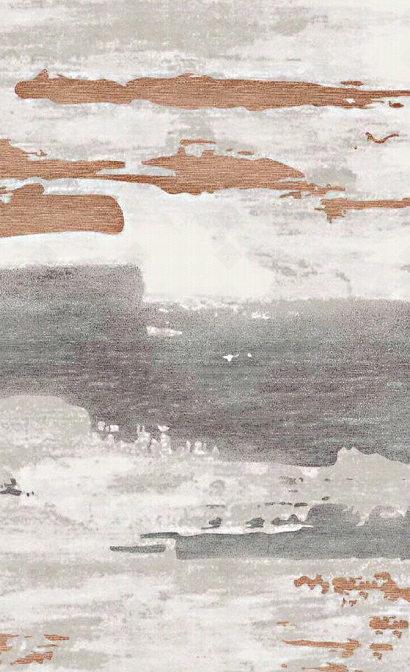 暖色现代抽象纹理地毯贴图下载【ID:1149733102】