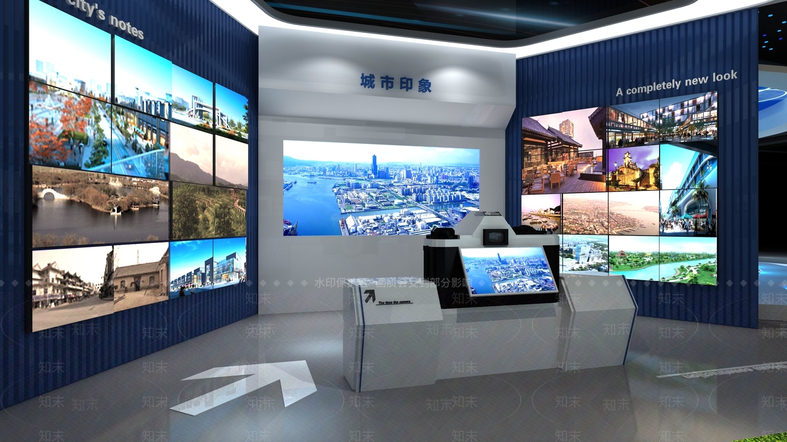 现代城市规划馆3D模型下载【ID:1149747674】