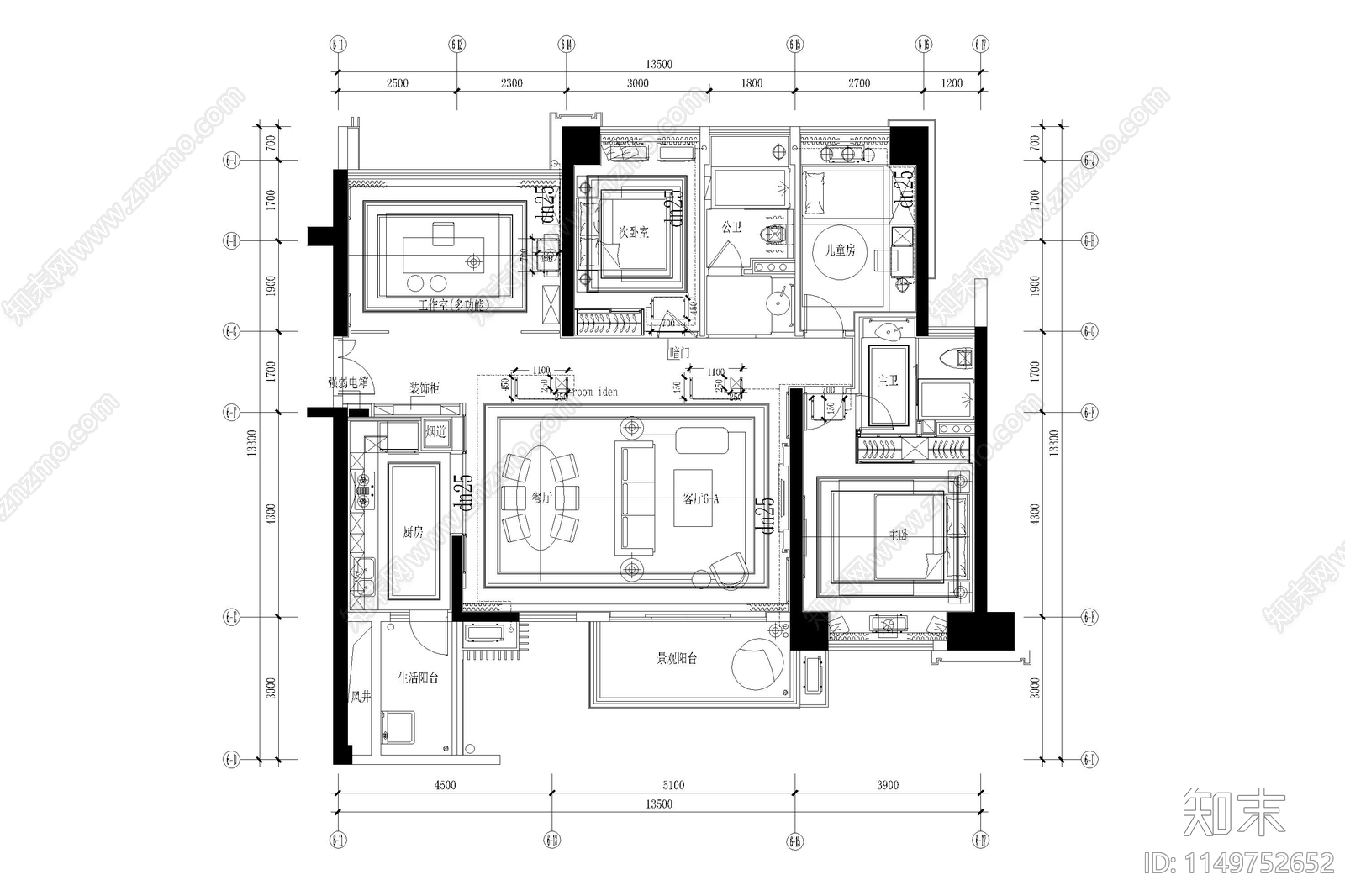 10套家装空调系统图施工图下载【ID:1149752652】