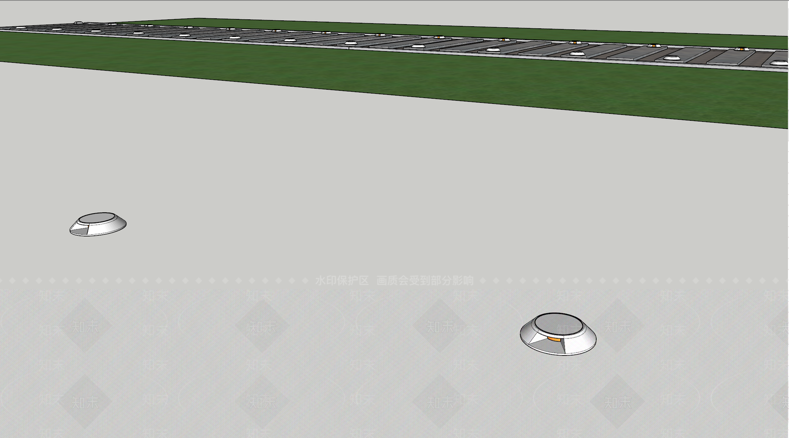 现代户外地脚灯SU模型下载【ID:1149757764】