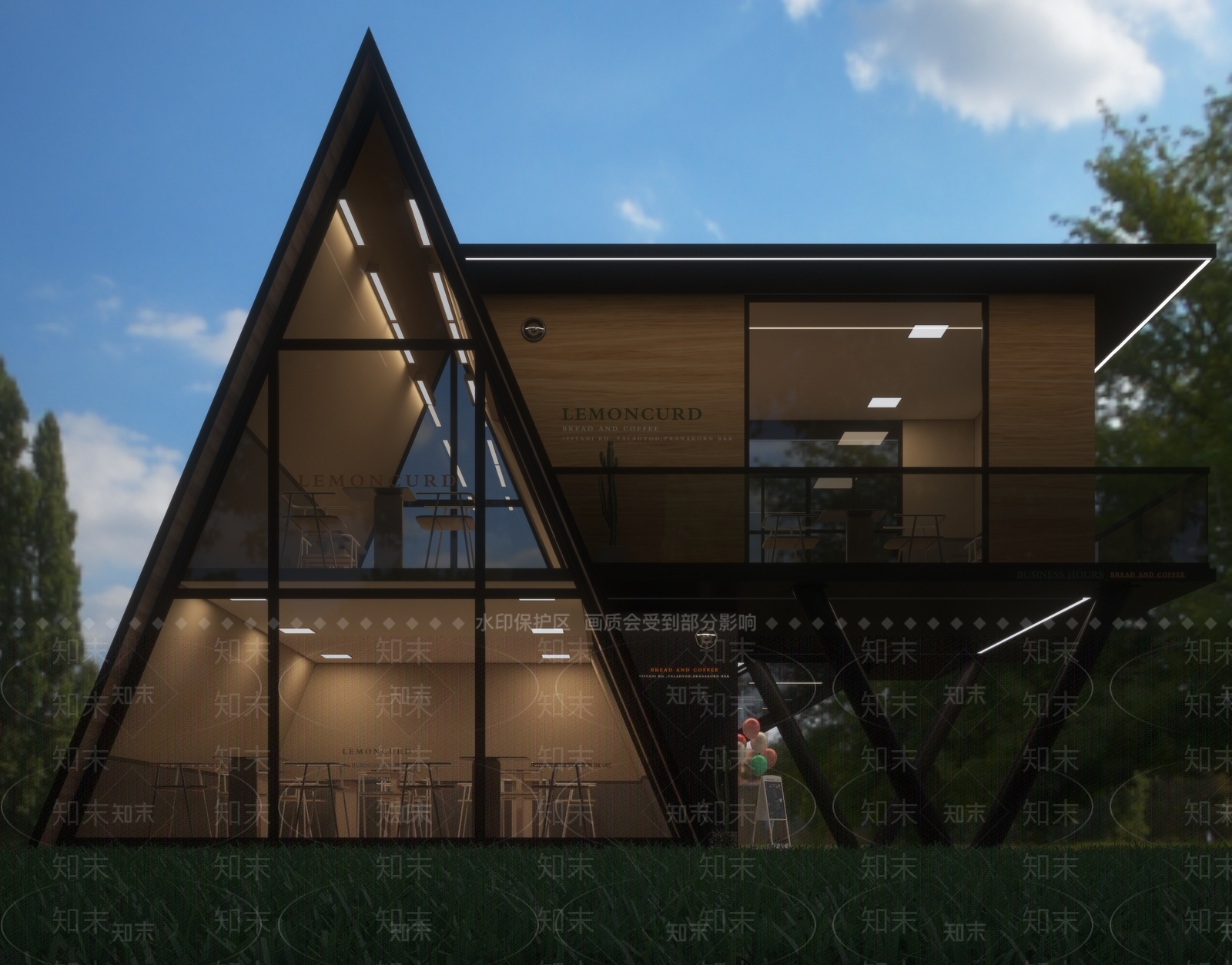 现代别墅3D模型下载【ID:1149762404】