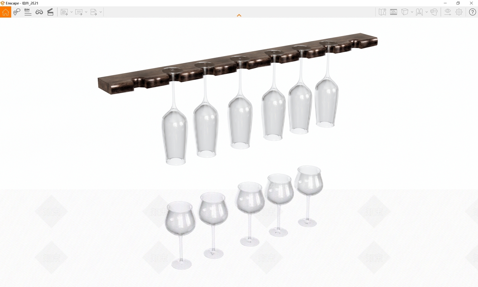 酒具SU模型下载【ID:1149768863】