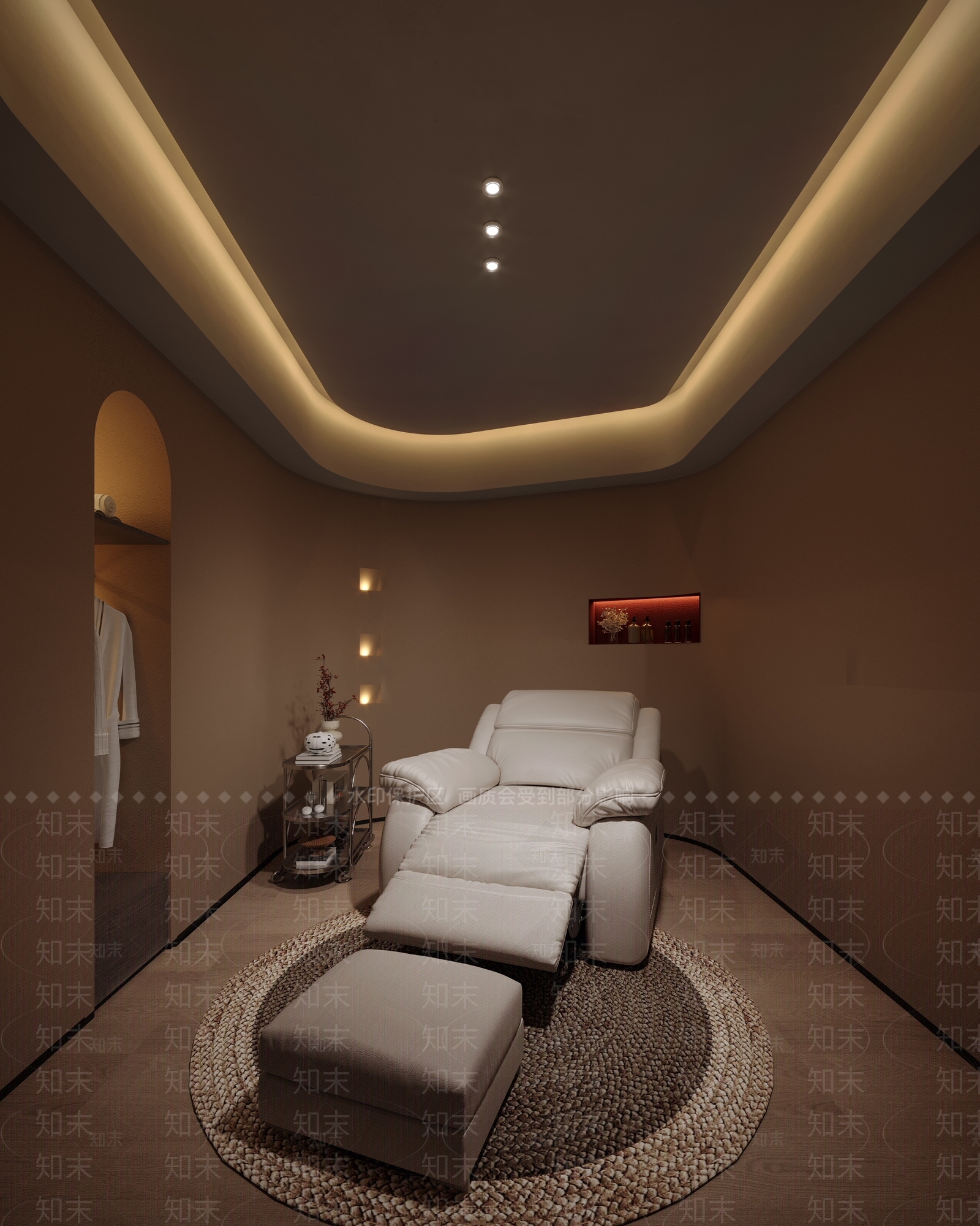 侘寂风美容院包厢3D模型下载【ID:1149771016】