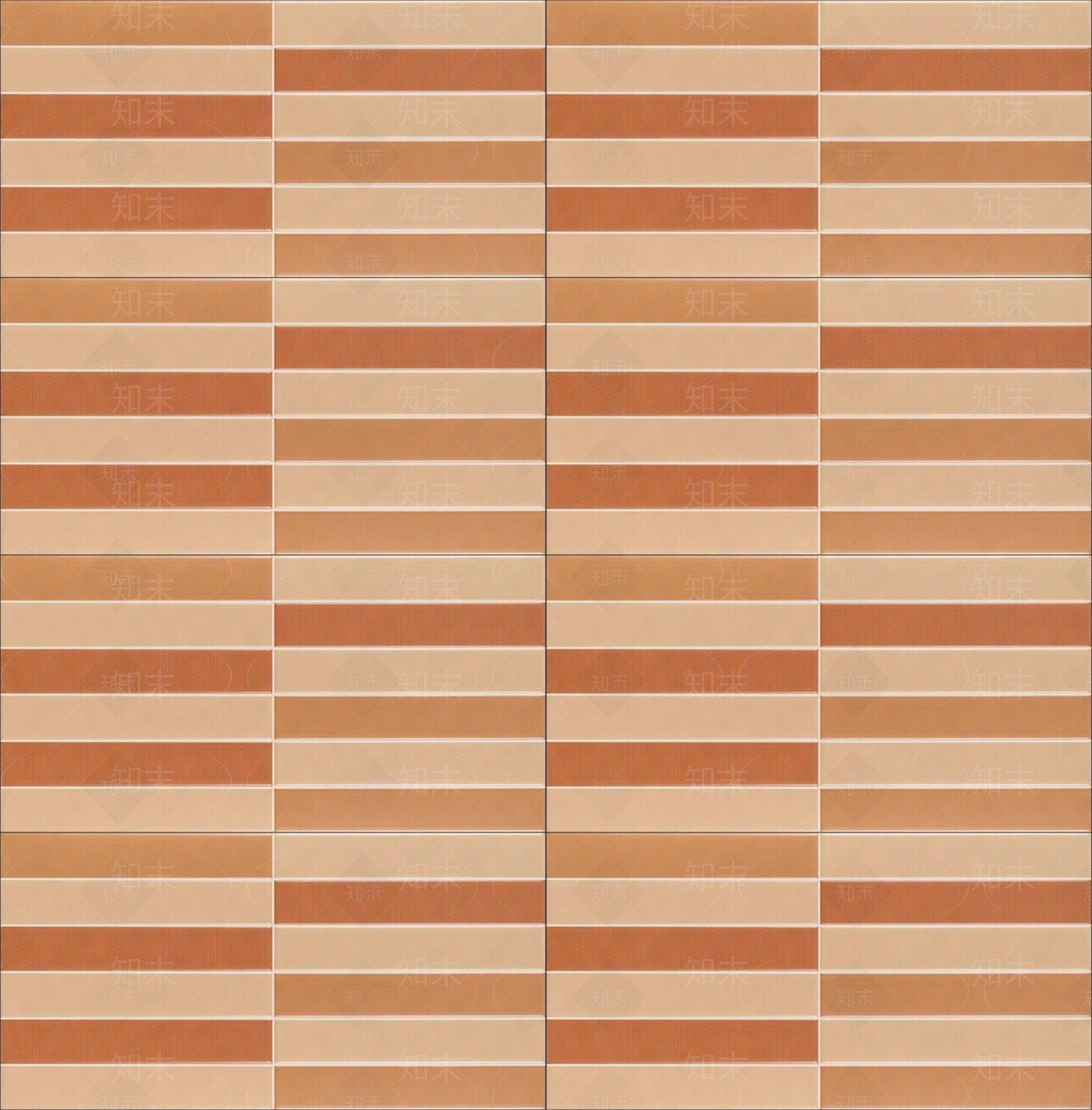 红砖色复古长条渐变仿古瓷砖贴图下载【ID:1149782031】