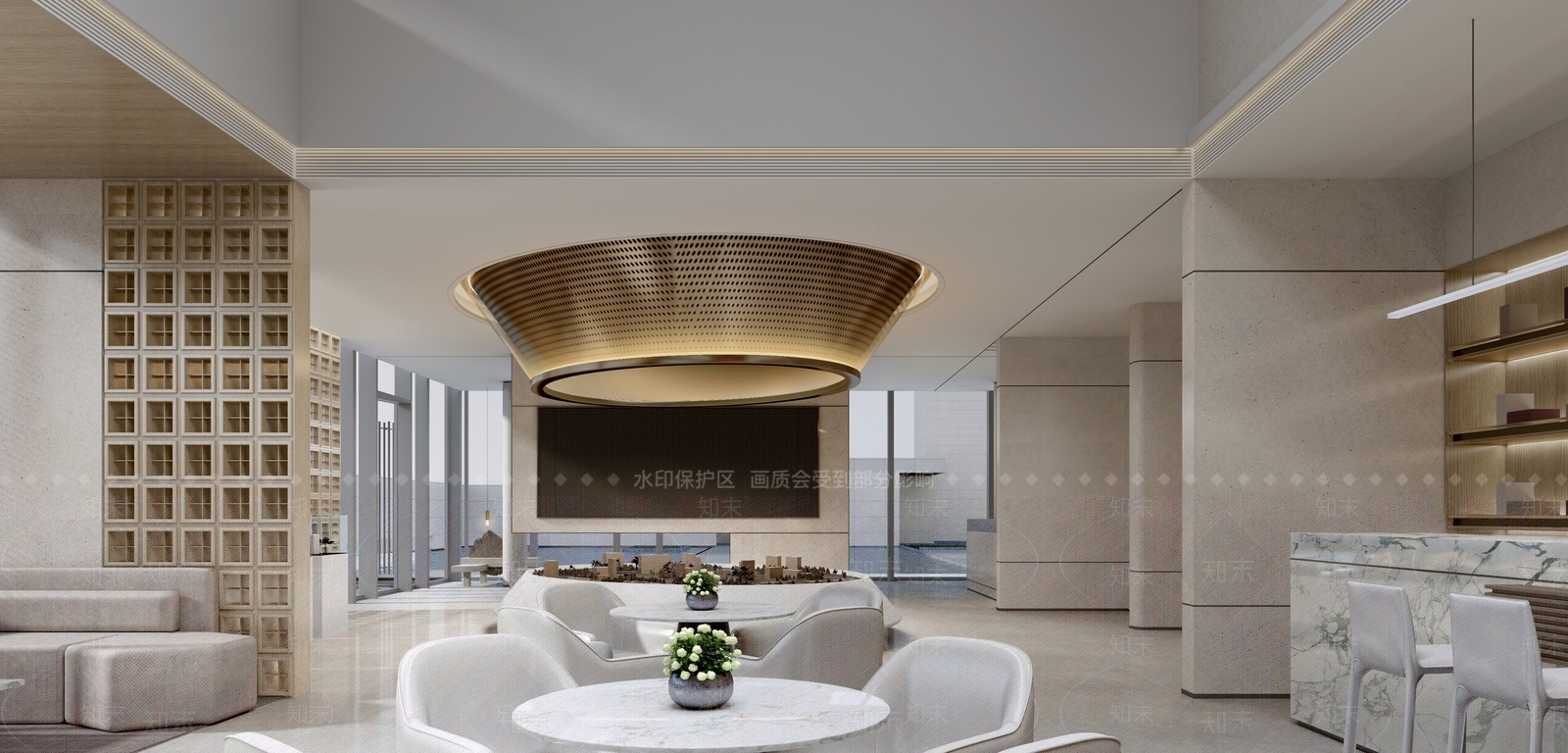 现代售楼处3D模型下载【ID:1149784367】