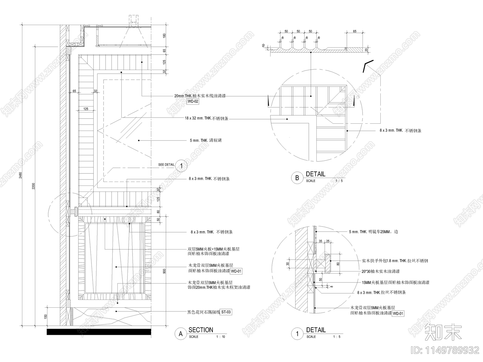 电梯骄厢装修图施工图下载【ID:1149789932】