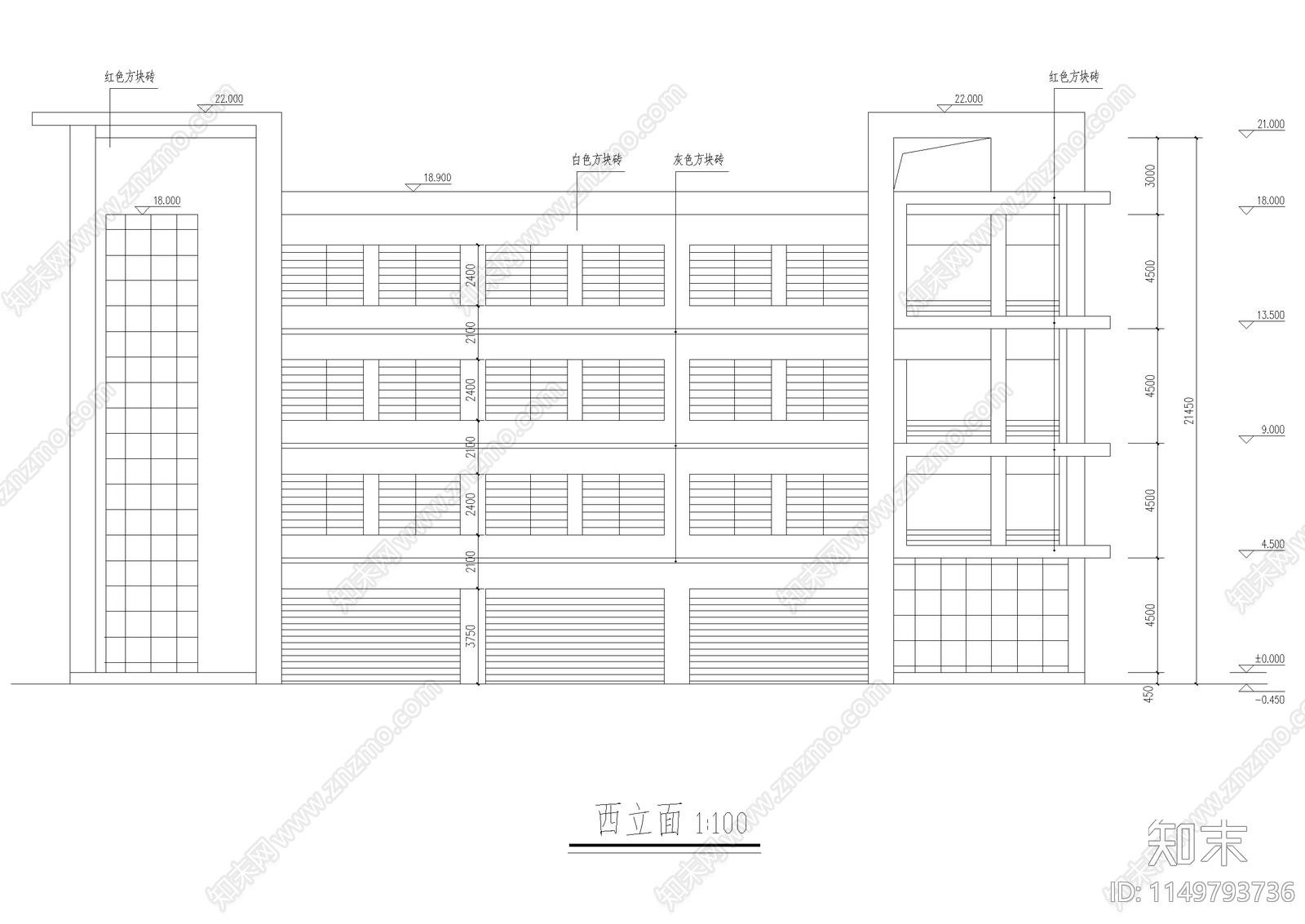 工业车间厂房修理车间建筑cad施工图下载【ID:1149793736】