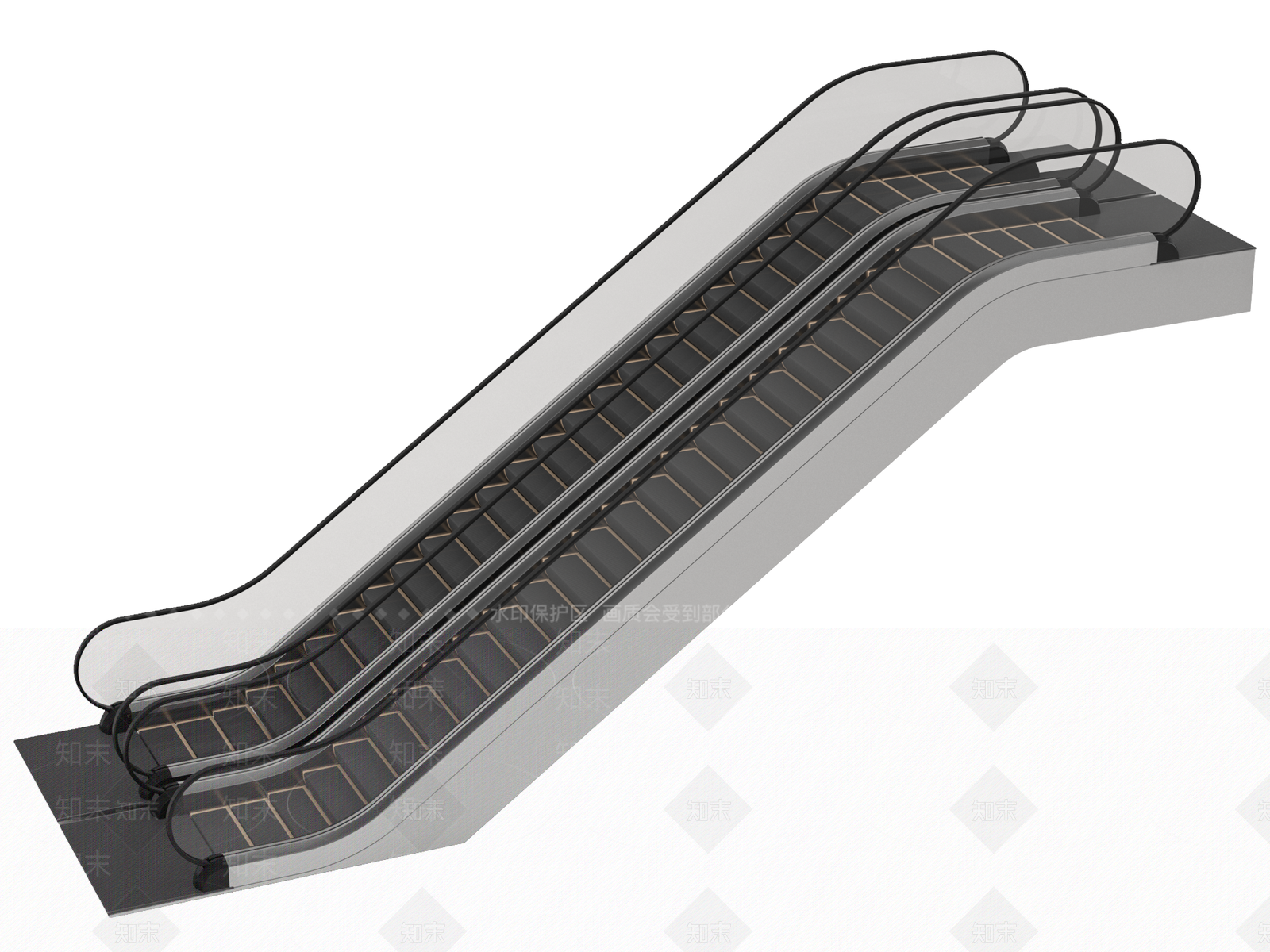 现代扶梯电梯3D模型下载【ID:1149793928】