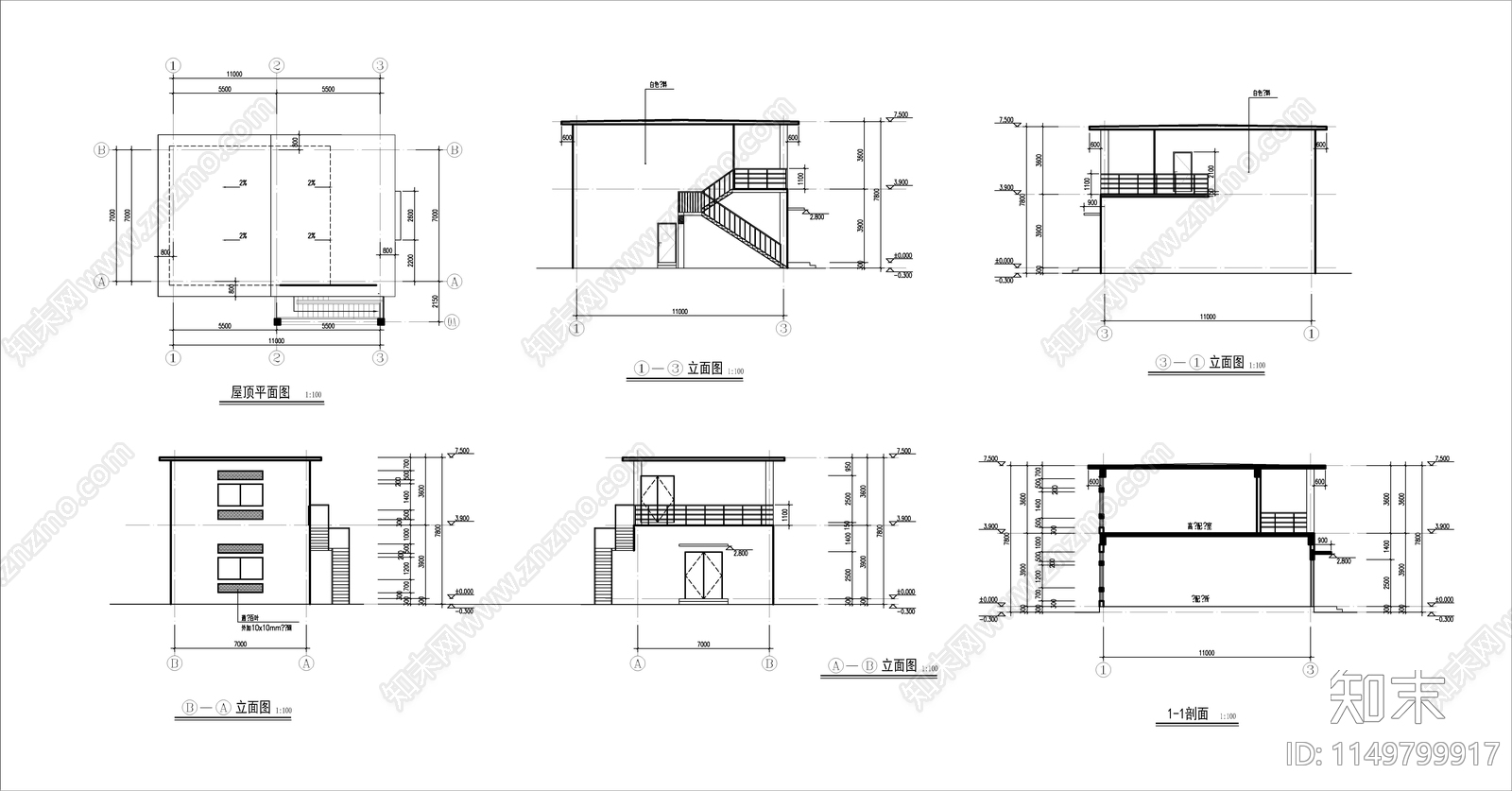 二层变配电所建施图cad施工图下载【ID:1149799917】