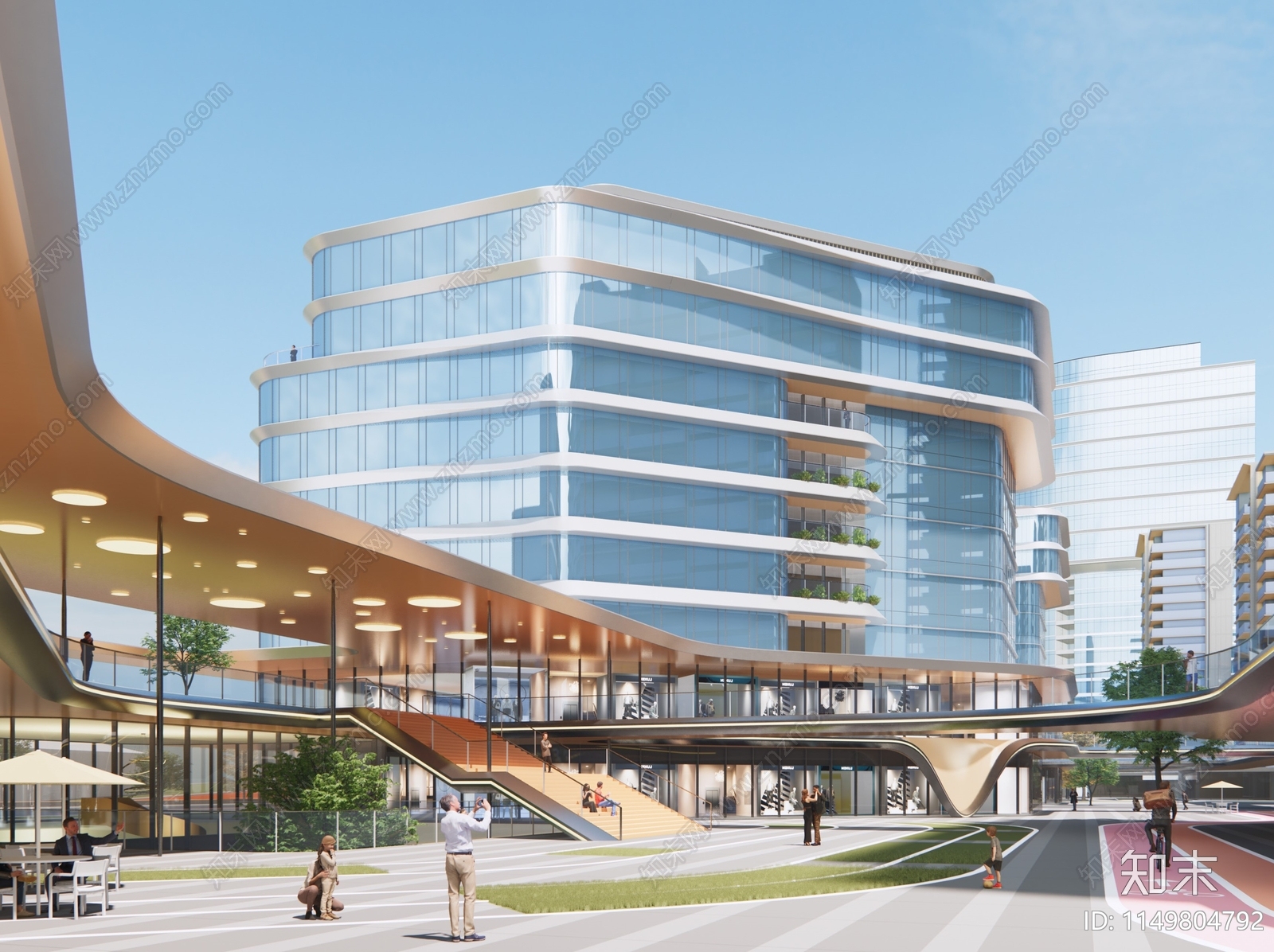 宁波江北区姚江新城科创商务办公住宅区建筑方案文本下载【ID:1149804792】_【知末方案文本库】
