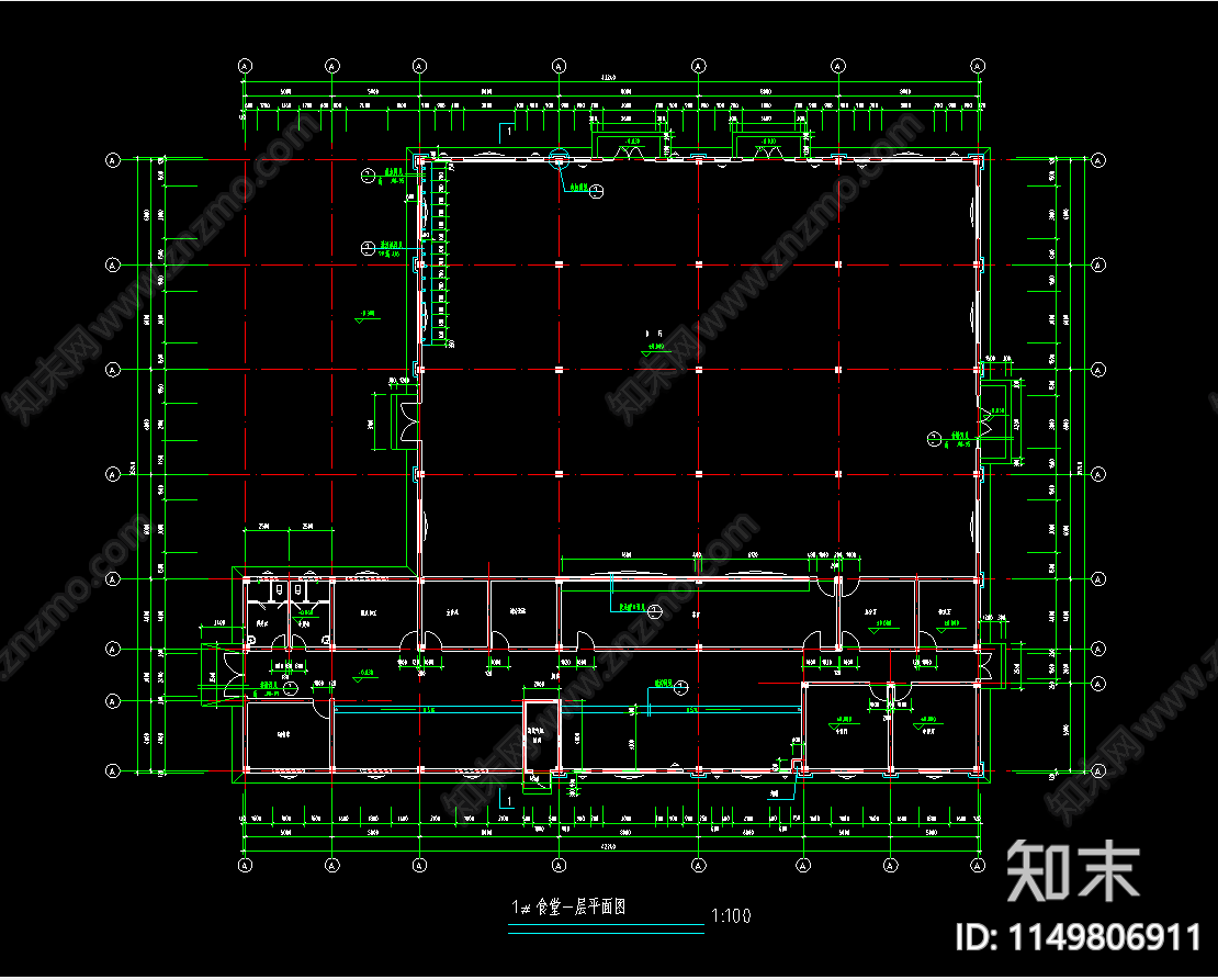 36套仓库装配式工业厂房建筑cad施工图下载【ID:1149806911】