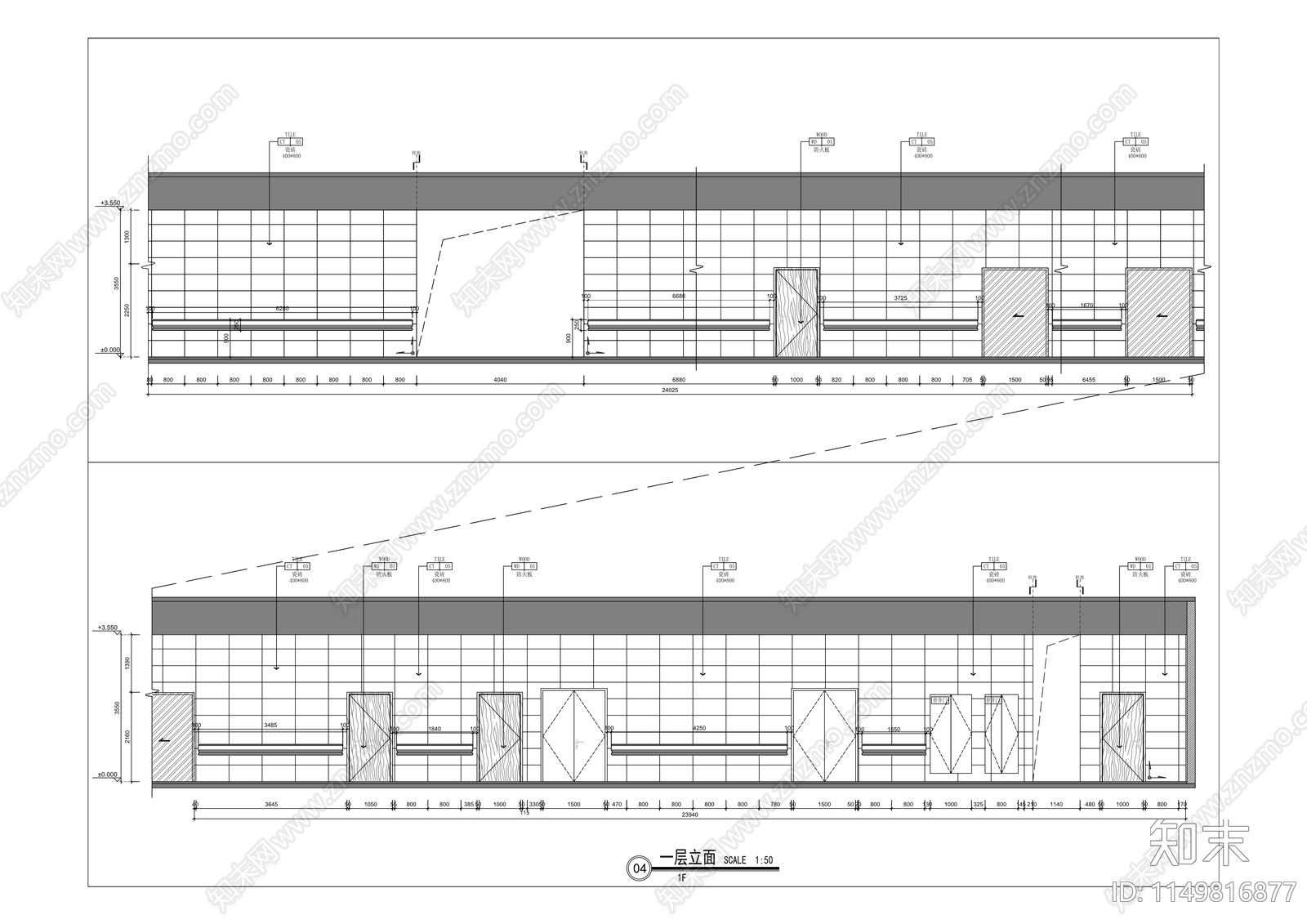 尚品雅居公建配套医疗卫生用房室内cad施工图下载【ID:1149816877】