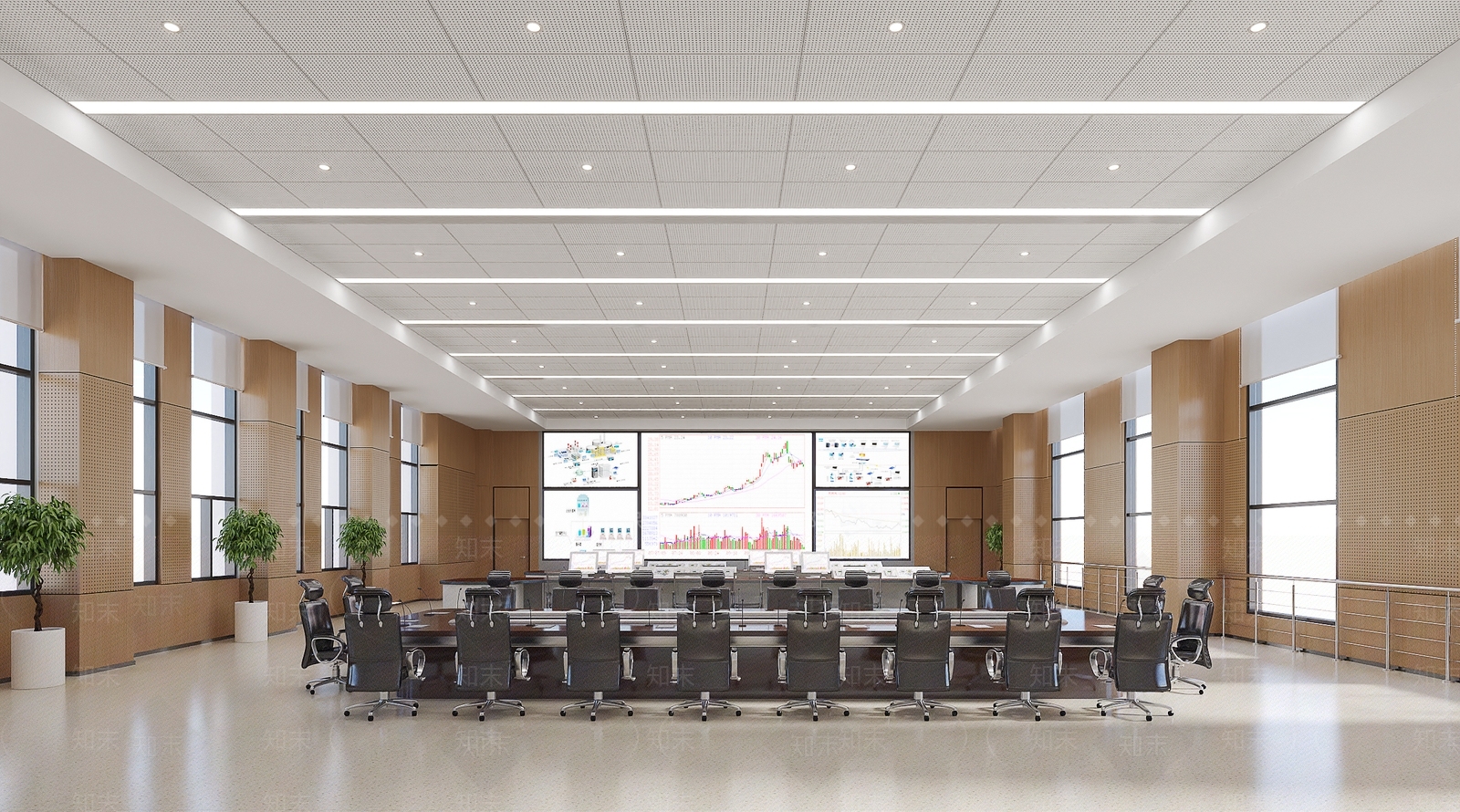 现代指挥控制室3D模型下载【ID:1149817317】