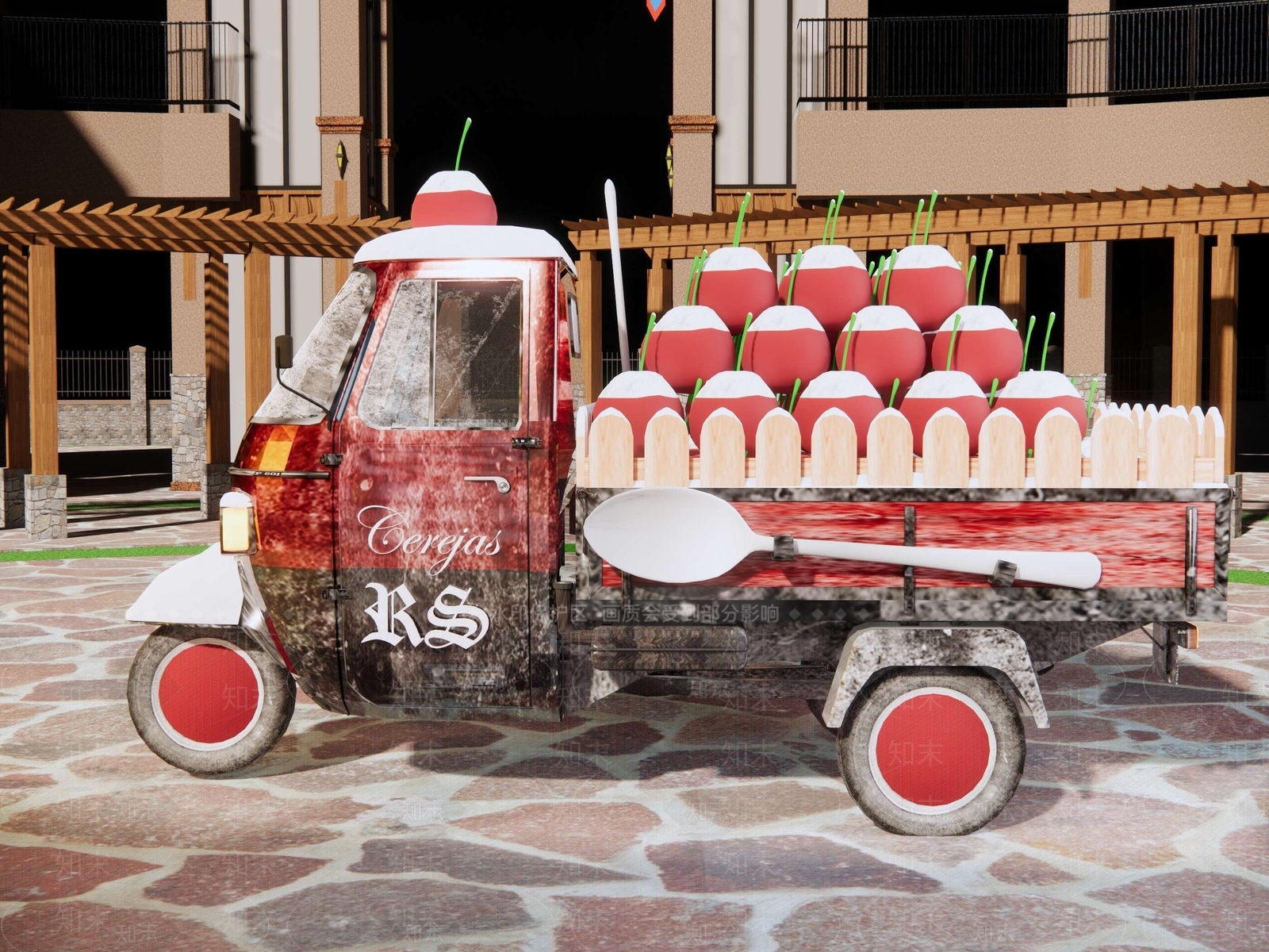 三轮车SU模型下载【ID:1149819365】