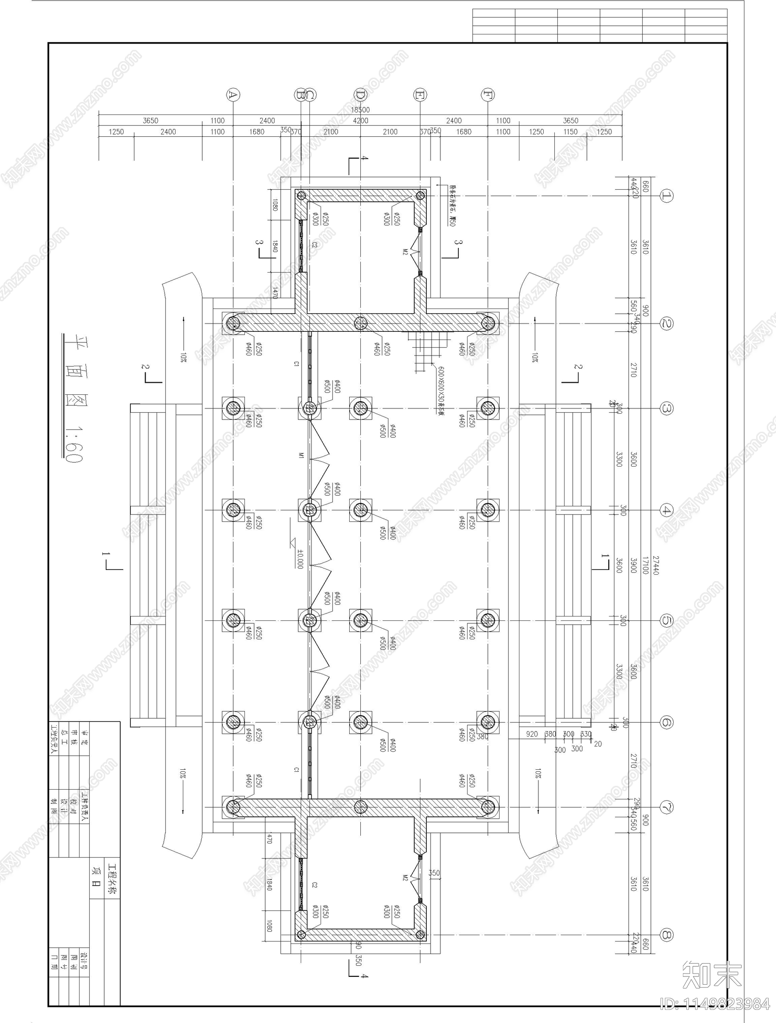 清明河上园古建筑cad施工图下载【ID:1149823984】