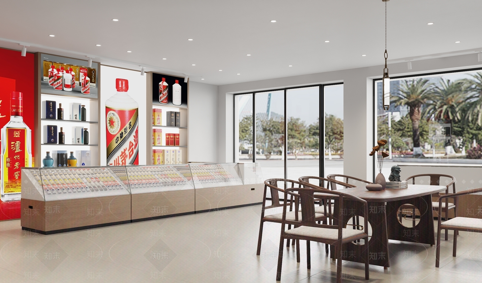 现代烟酒店3D模型下载【ID:1149834910】