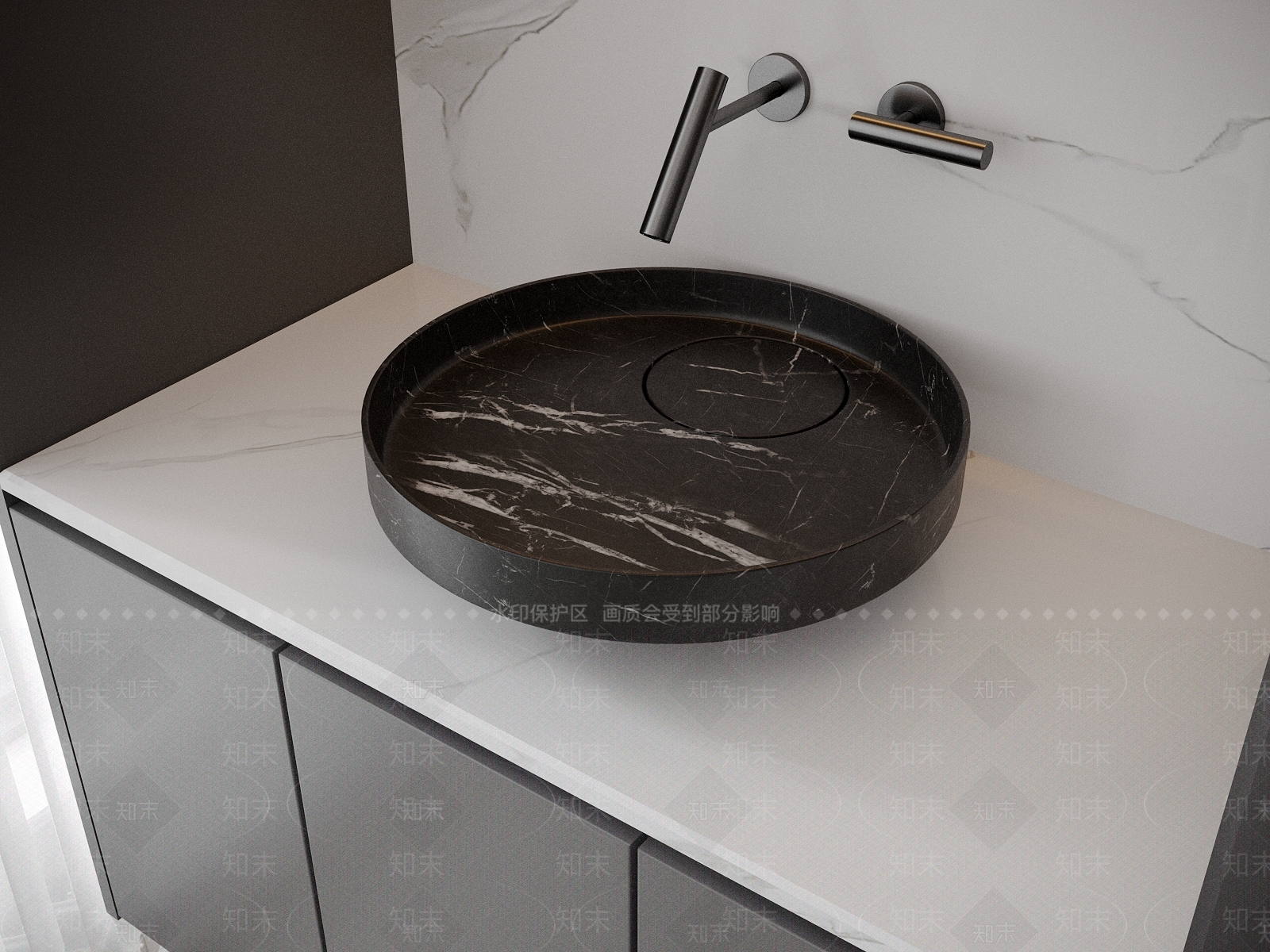 洗手盆SU模型下载【ID:1149841277】